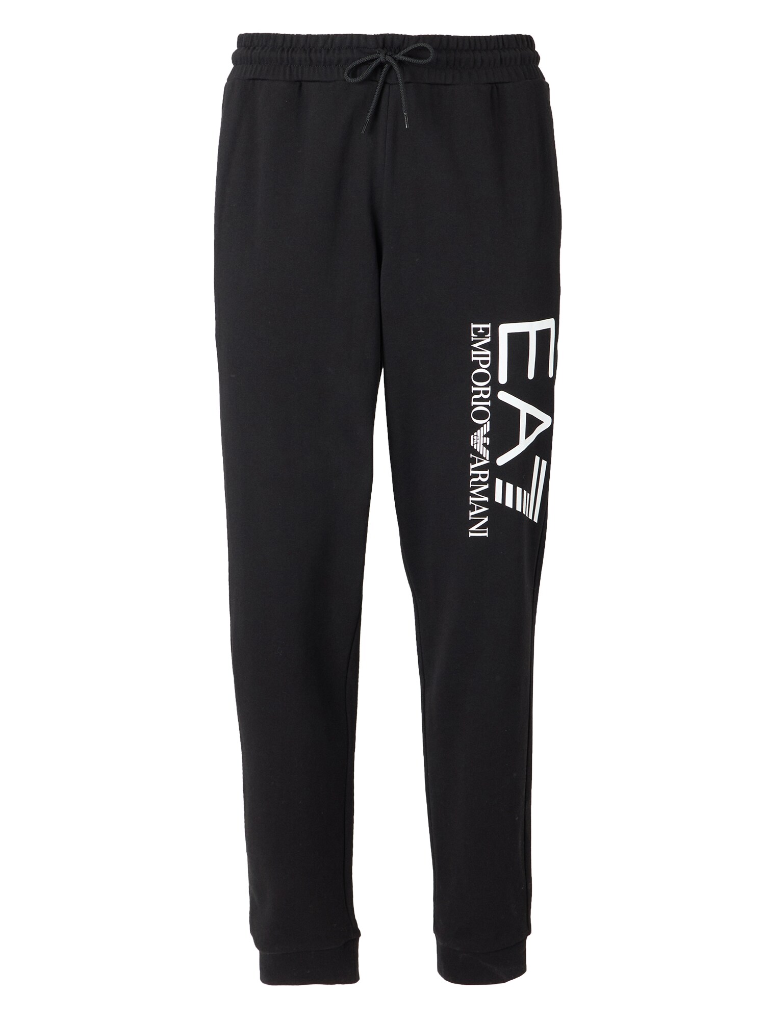 EA7 Emporio Armani Pantaloni negru / alb
