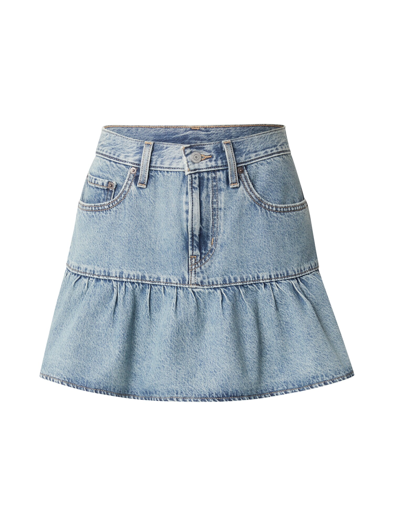 LEVIS ® Fustă Flounce Mini Skirt   albastru denim