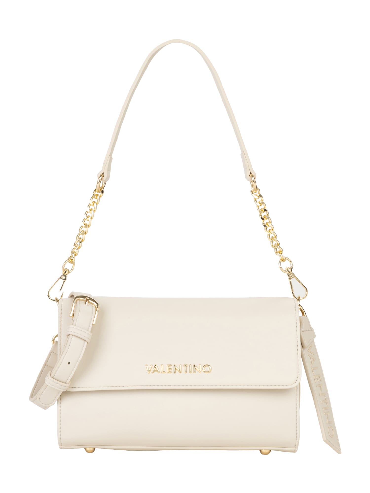 VALENTINO Geantă de umăr HIRA  bej / auriu