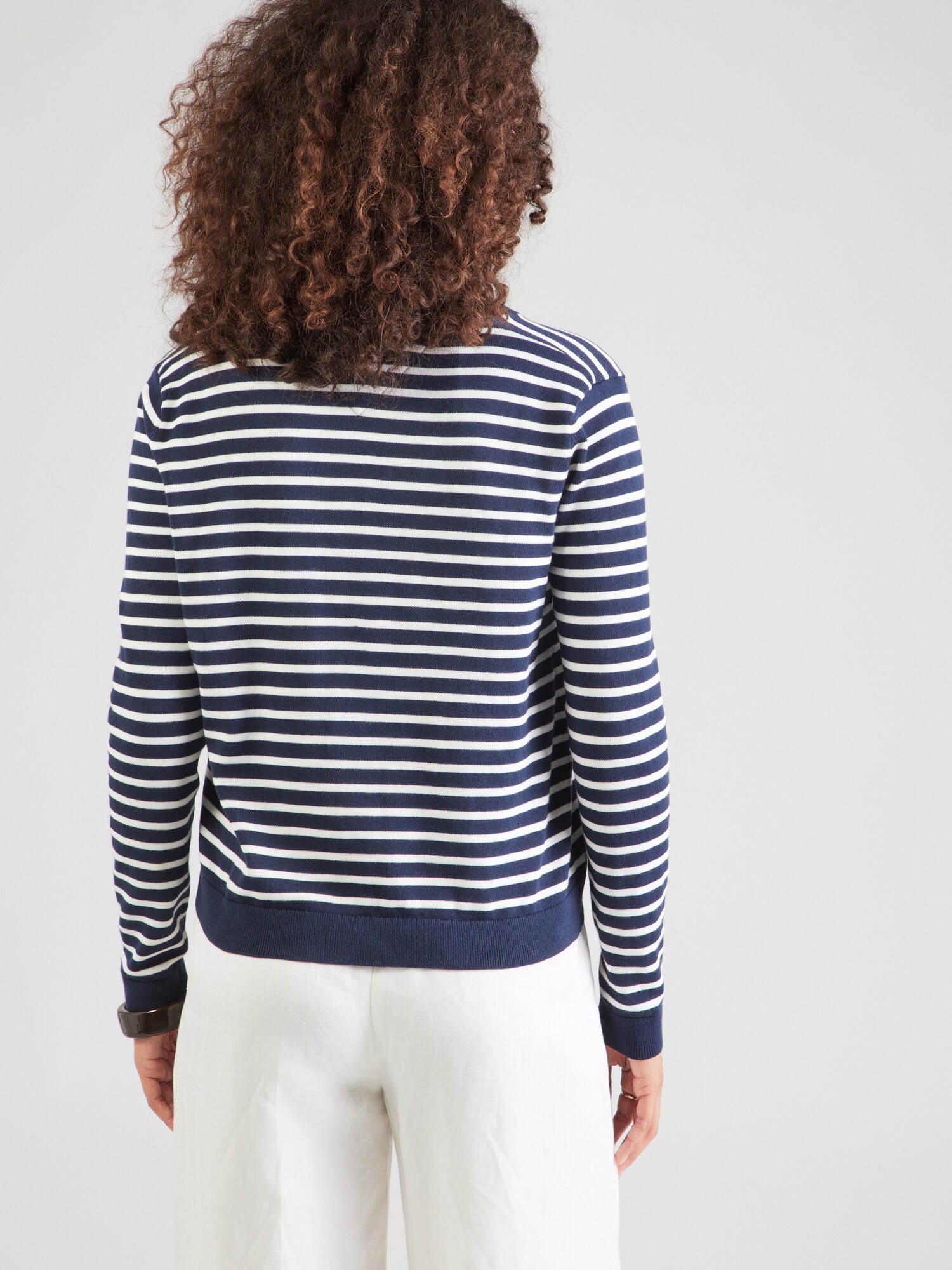 Tommy Jeans Jersey 'Flag Embroidery'  navy / blanco – imagen 3