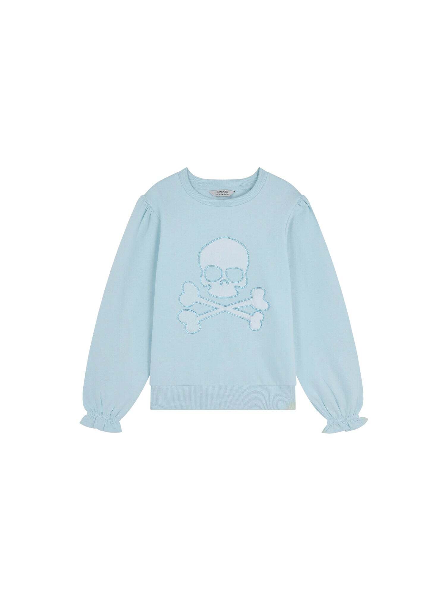 Scalpers Bluză de molton  albastru pastel / albastru deschis