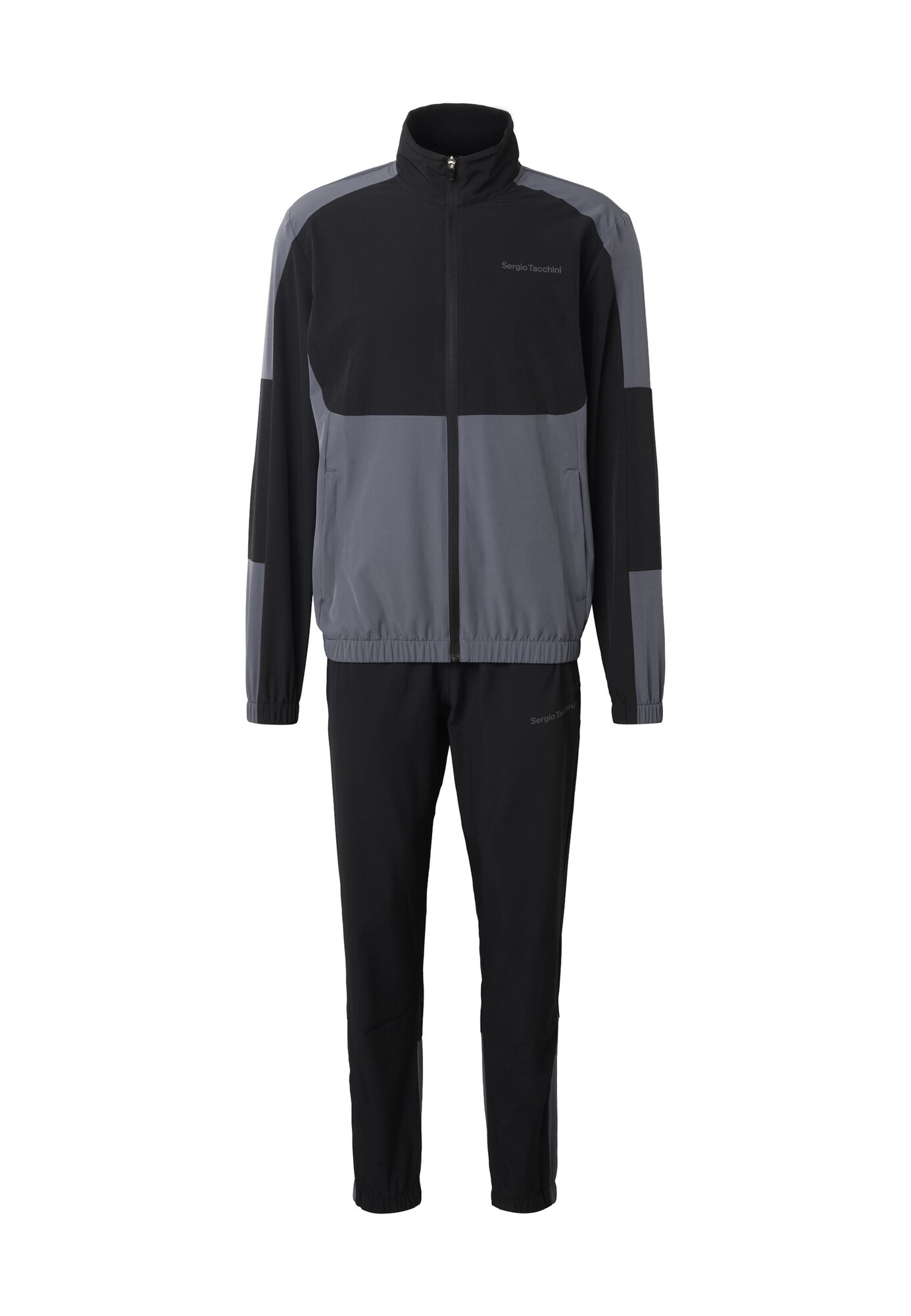 Sergio Tacchini Chándal 'Arcata' gris / negro