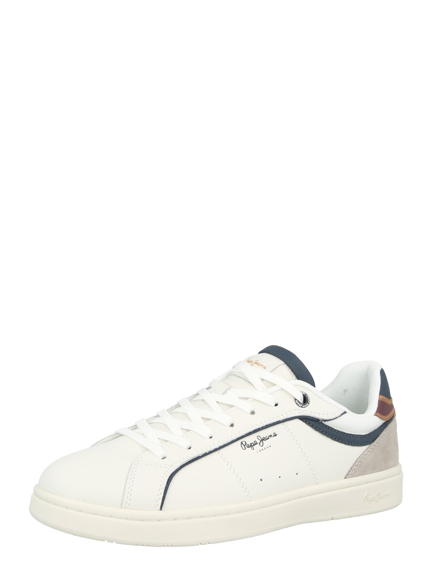 Pepe Jeans Sneaker low 'CLAY CLASS'  bleumarin / gri deschis / roșu bordeaux / alb