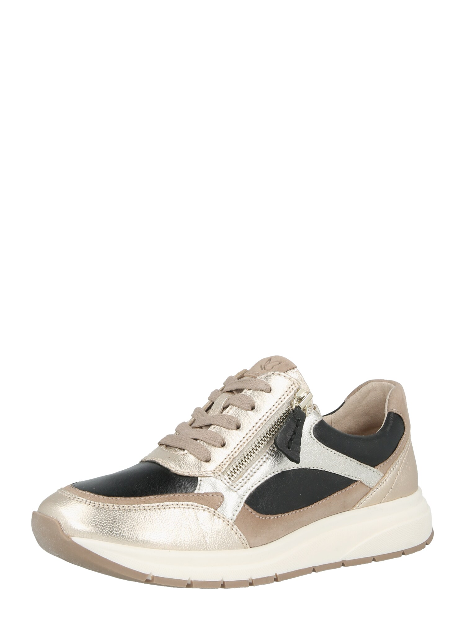 CAPRICE Sneaker low  bronz / negru / argintiu