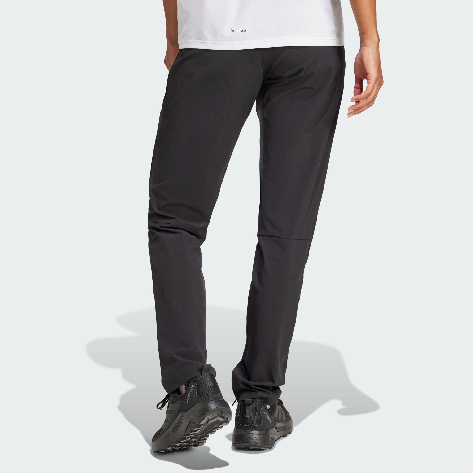 ADIDAS TERREX Outdoorové nohavice 'Essentials' čierna / biela (obrázok 3)