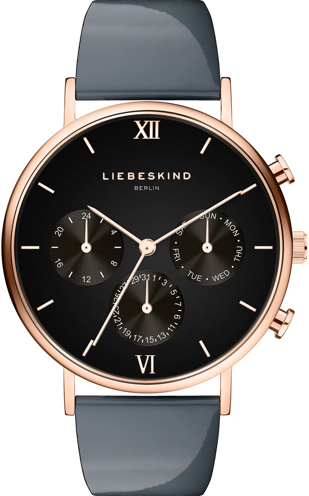 Liebeskind Berlin Uhr Damen Größe One Size rosegold / dunkelgrau / schwarz