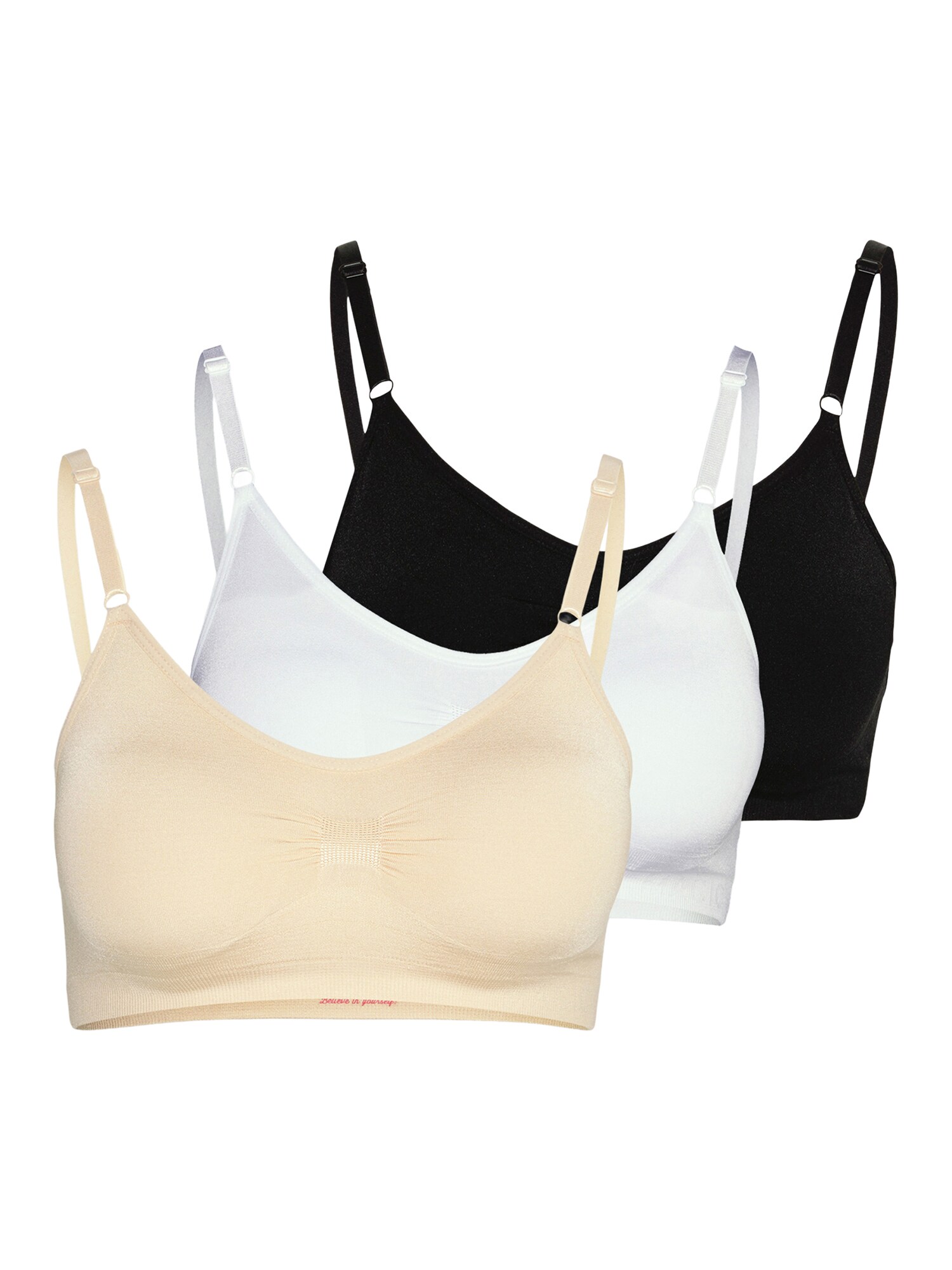 MAGIC Bodyfashion Sujetador  ecru / negro / blanco