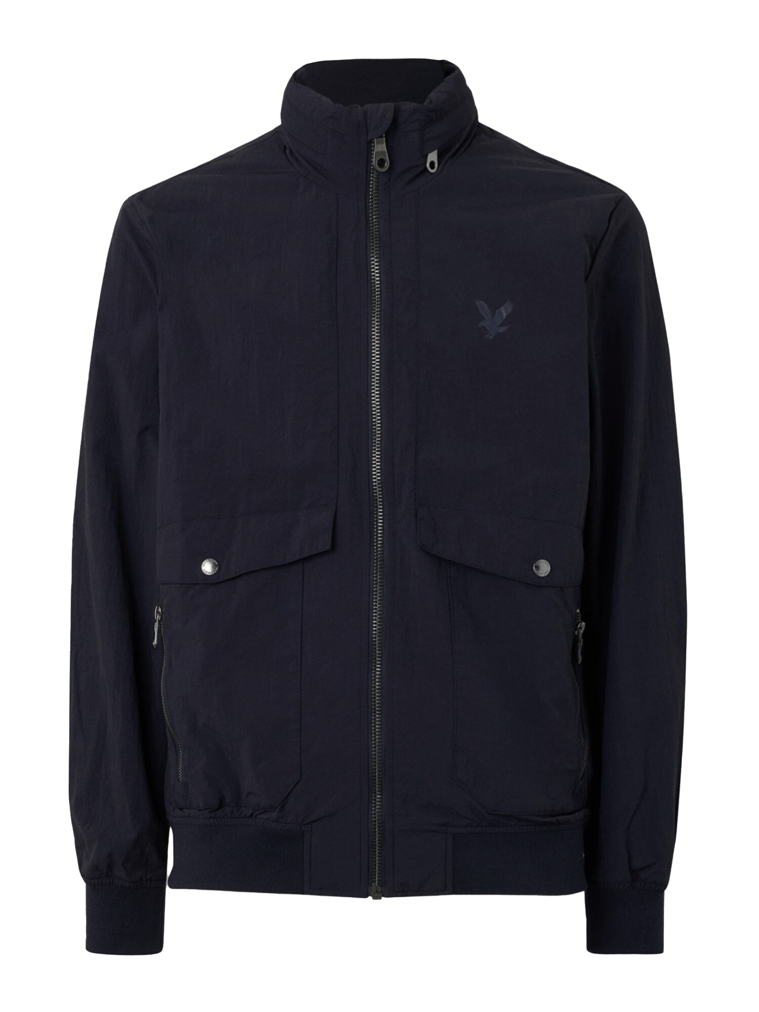 Lyle & Scott Geacă de primăvară-toamnă CRINKLE  bleumarin