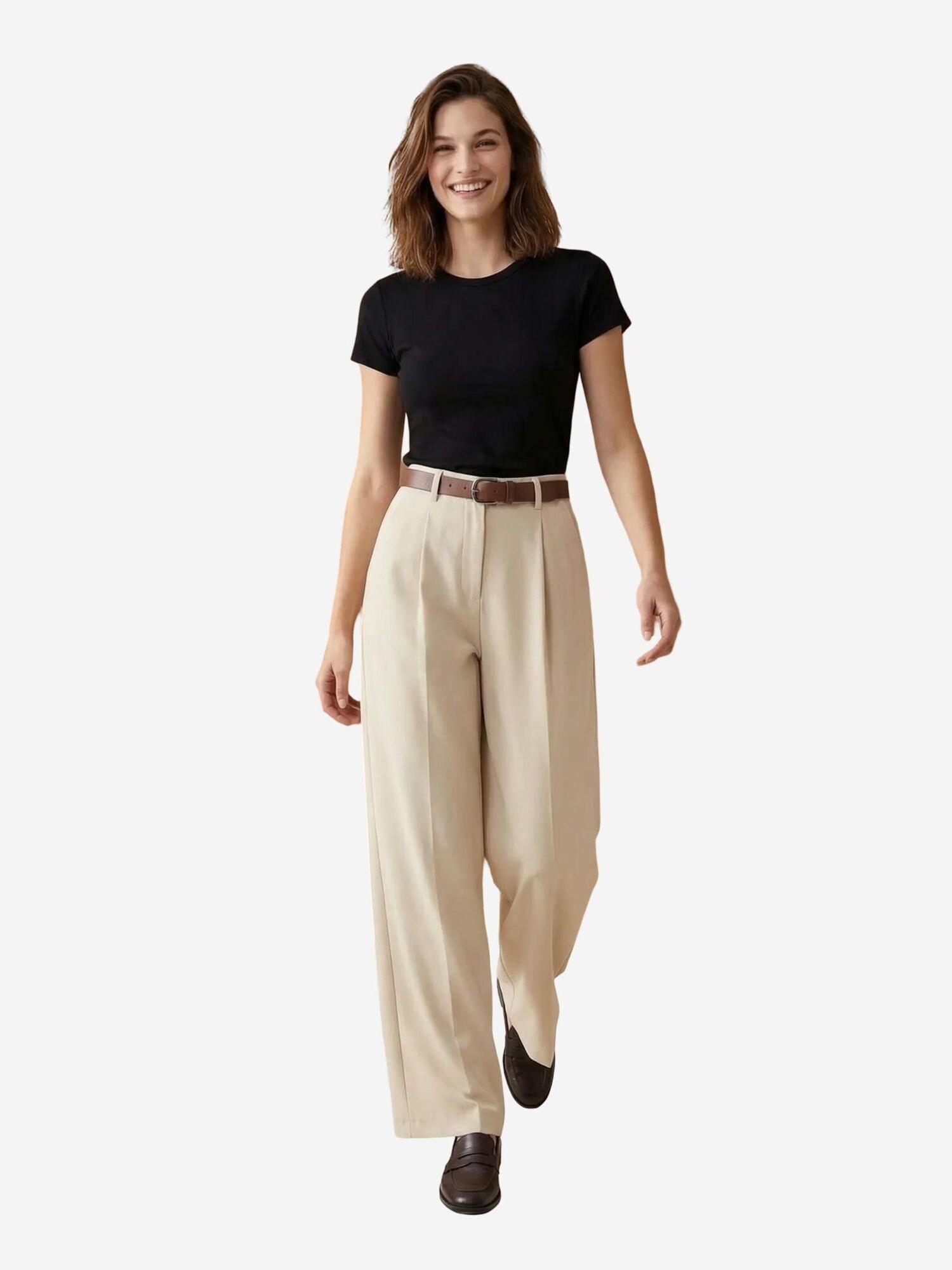 My fashion Hlače kameno siva
