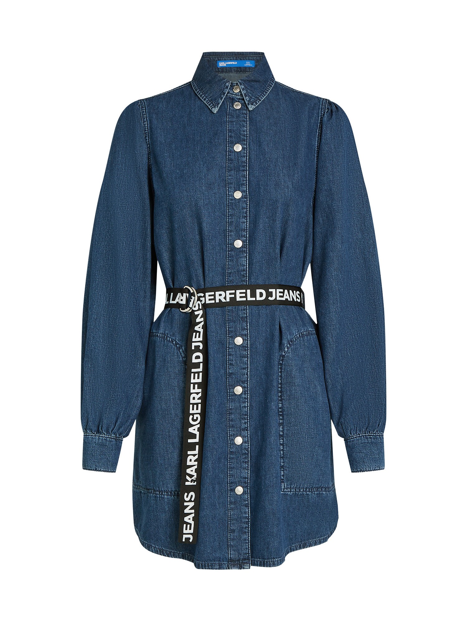 KARL LAGERFELD JEANS Košeľové šaty modrá denim