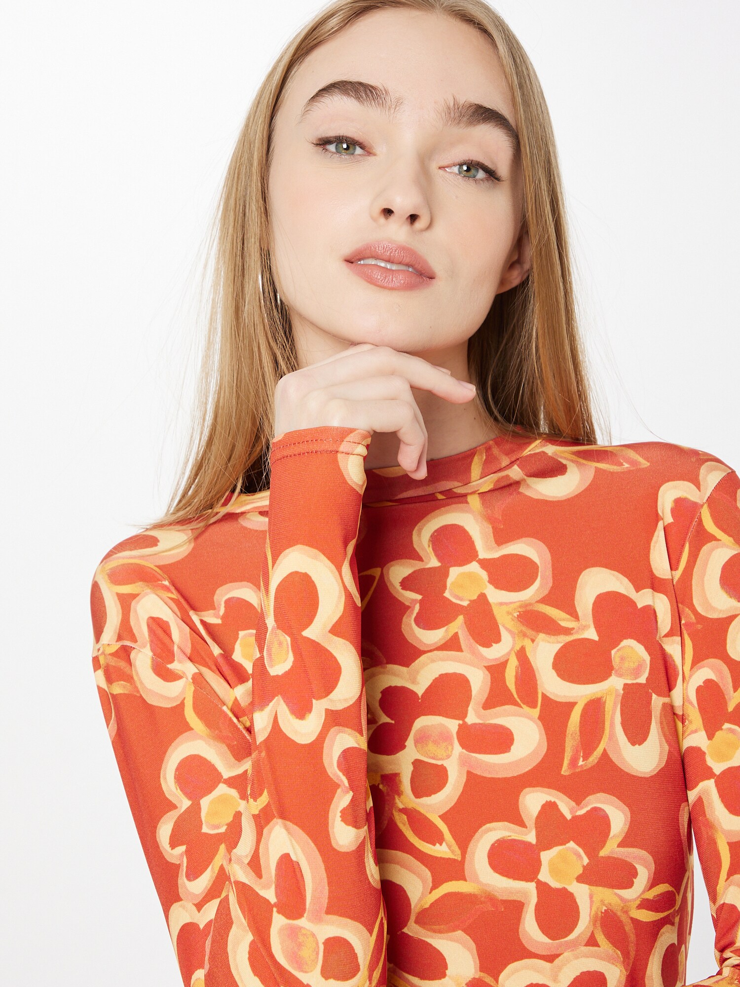 Nasty Gal Tričko oranžová / broskyňová / neónovo oranžová (obrázok 5)