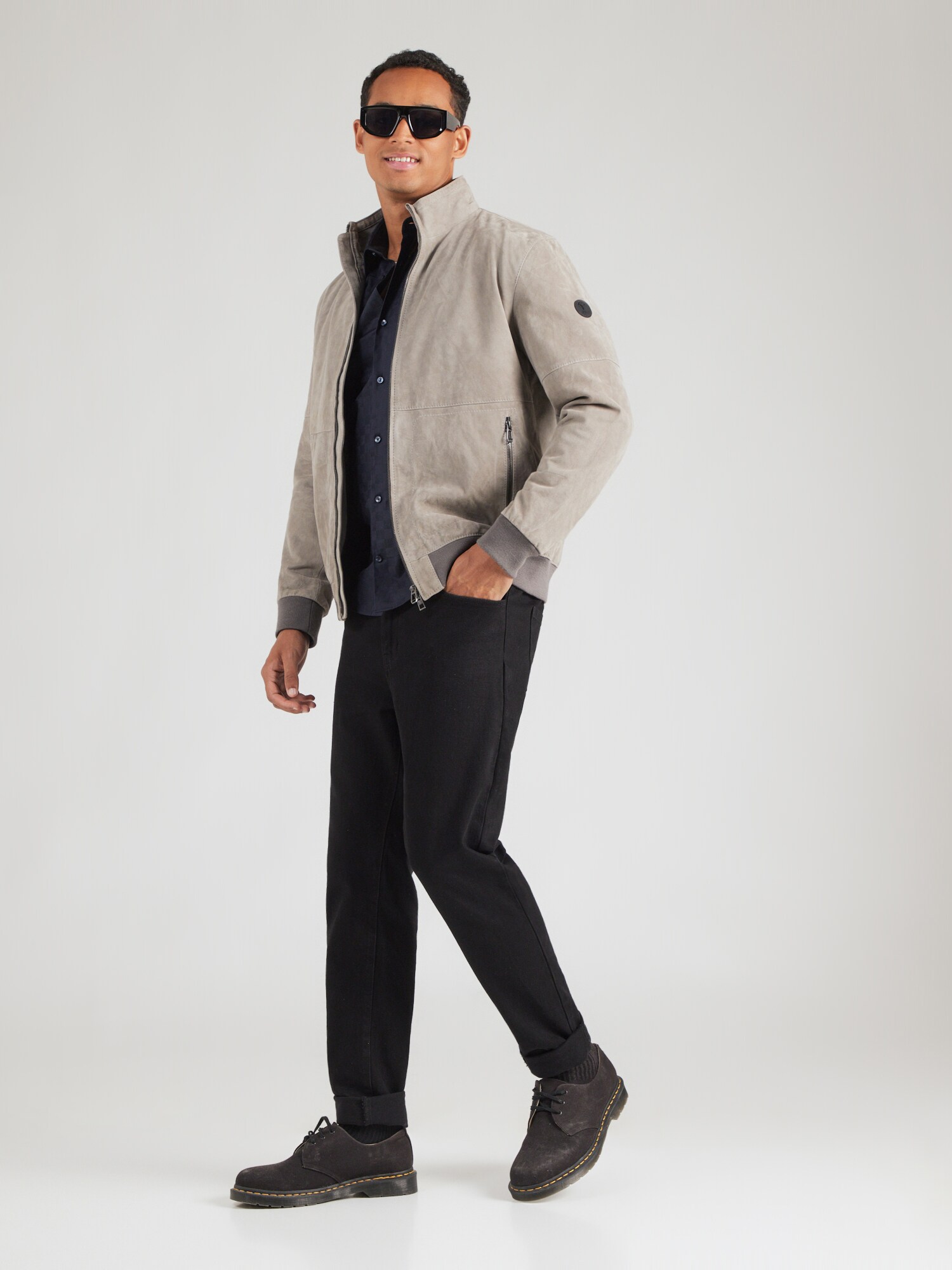 JOOP! Chaqueta de entretiempo  gris – imagen 4