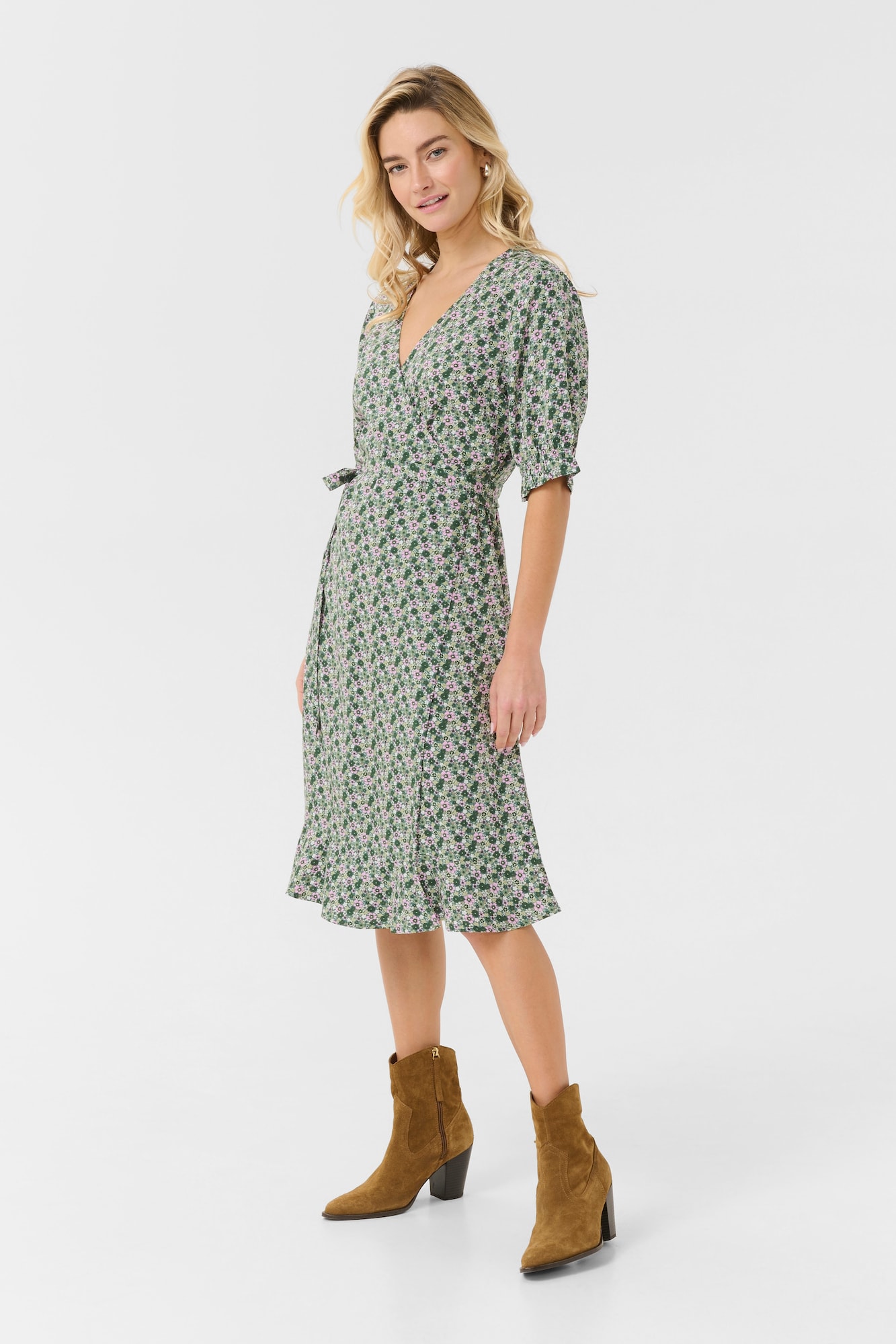 Thumbnail - Cream Kleid Tiah