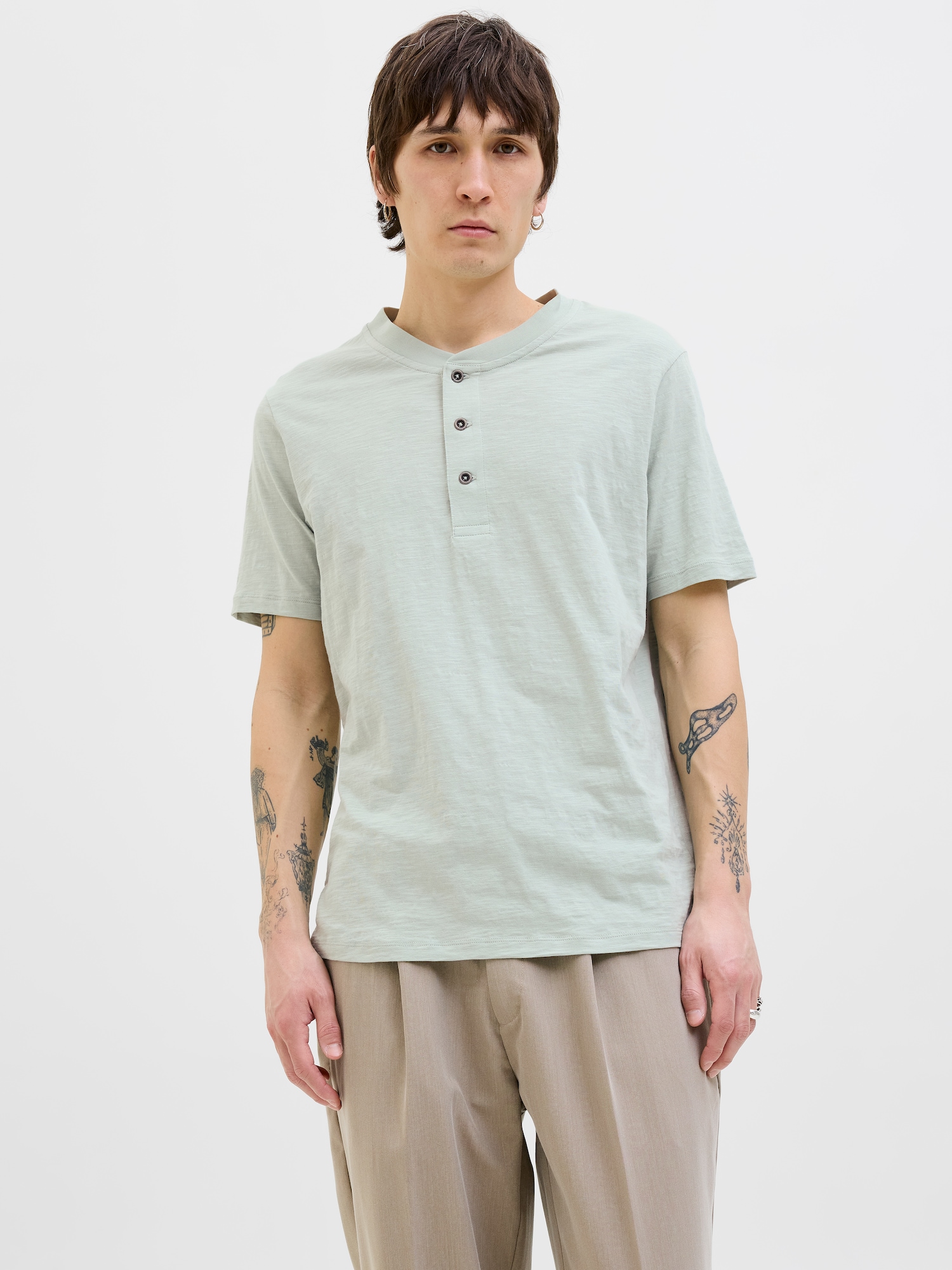 JACK & JONES Póló 'JPRBlunixs'  menta termék 2. képe
