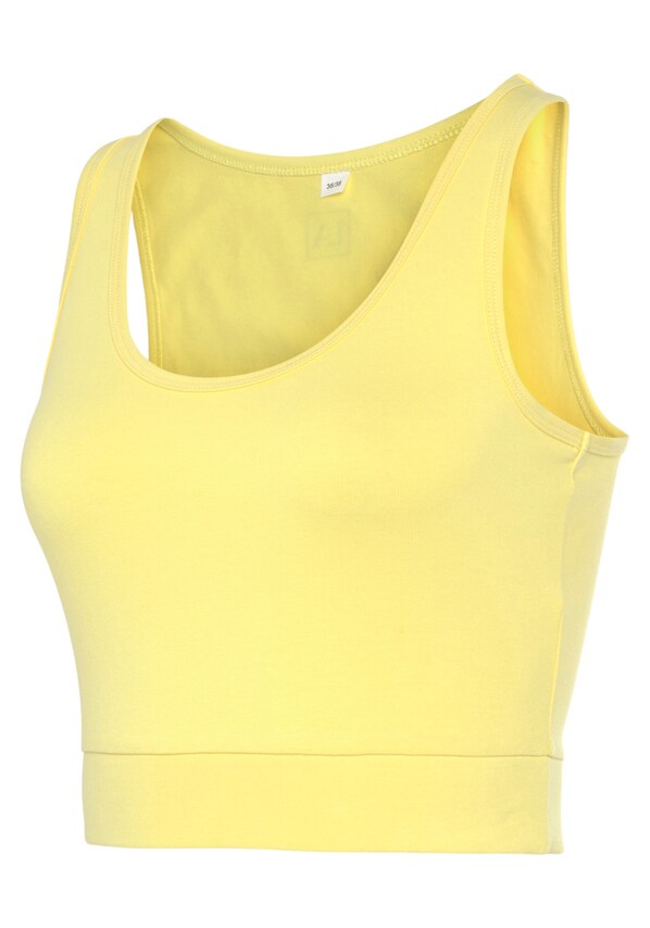 LASCANA ACTIVE, Sport top, sárga, 4 kép a 9 közül