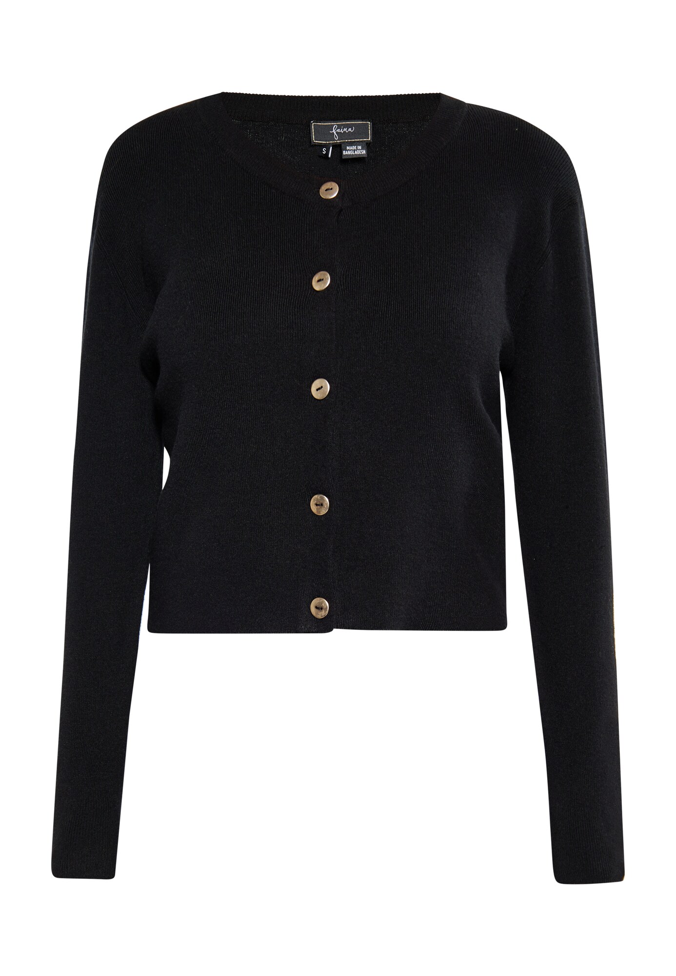 faina Geacă tricotată  negru