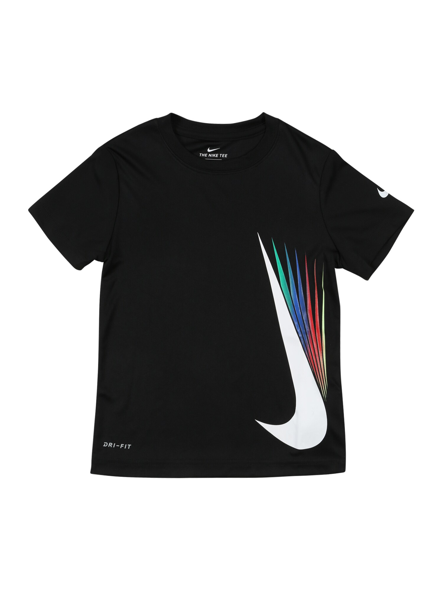 NIKE Sportiniai marškinėliai  juoda / mišrios spalvos