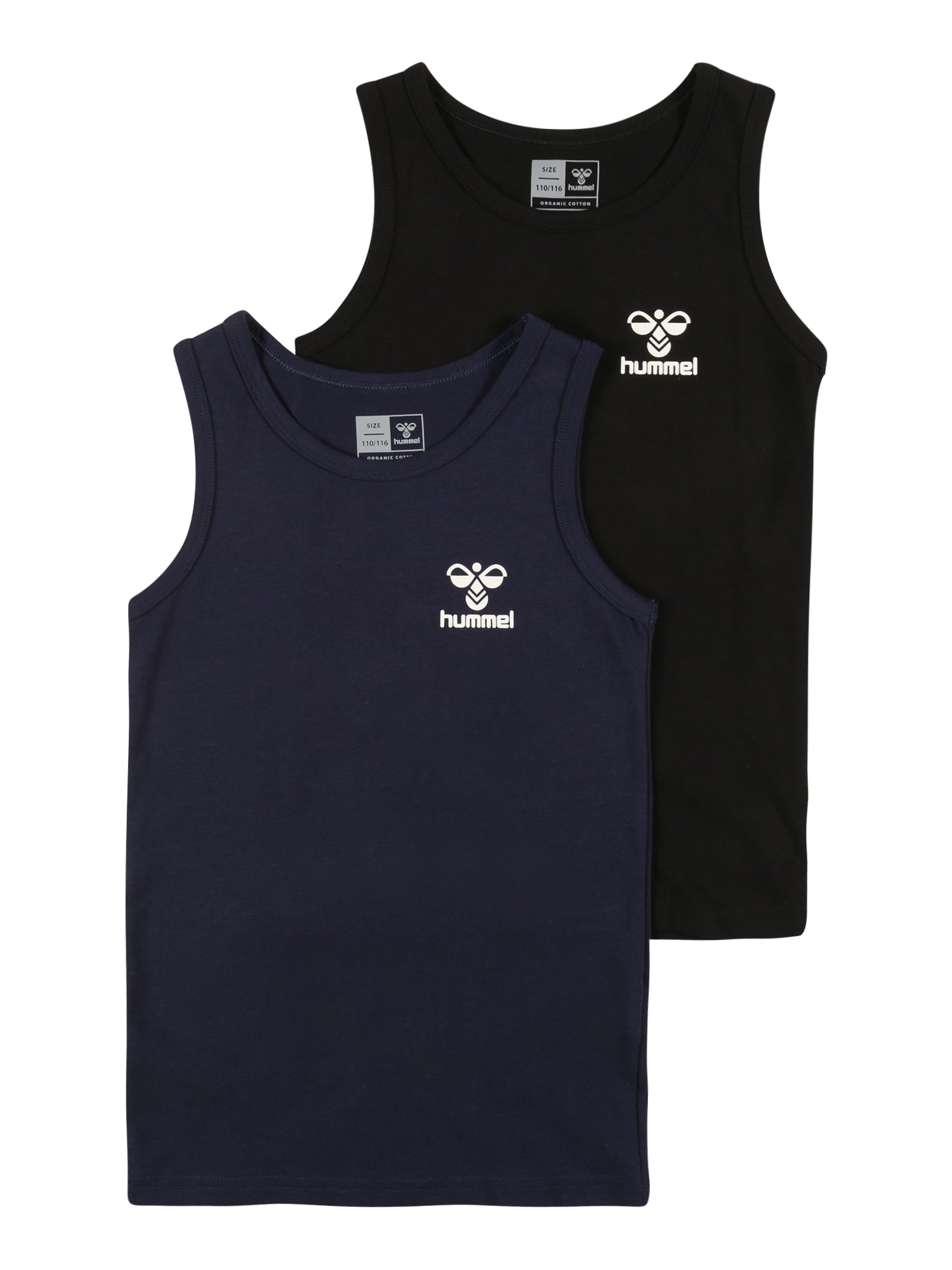 Hummel Функционална тениска 'NOLAN'  нейви синьо / черно / бяло