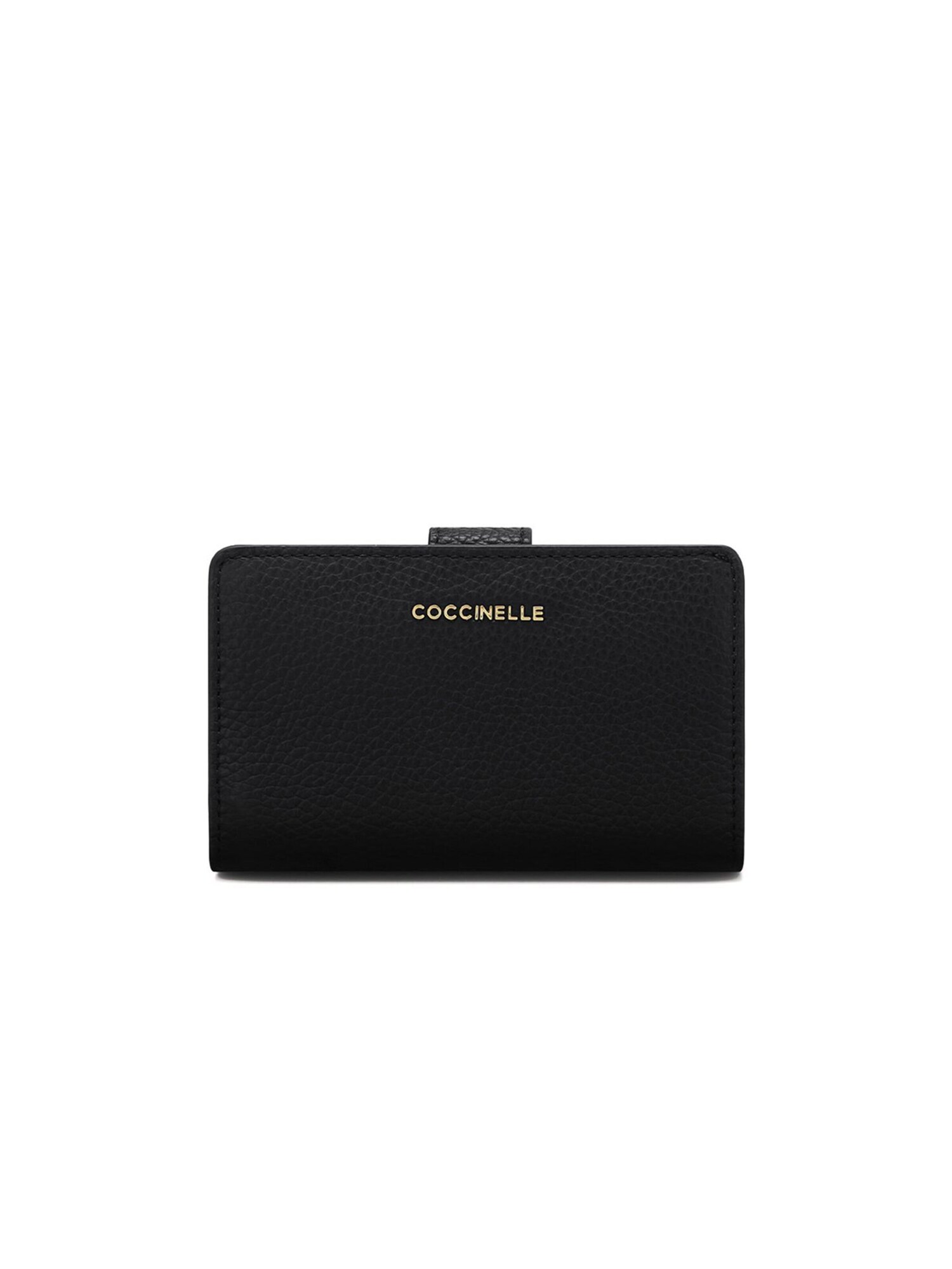 Coccinelle Cartera 'Metallic Soft Wallet Grained Leather' negro – imagen 1