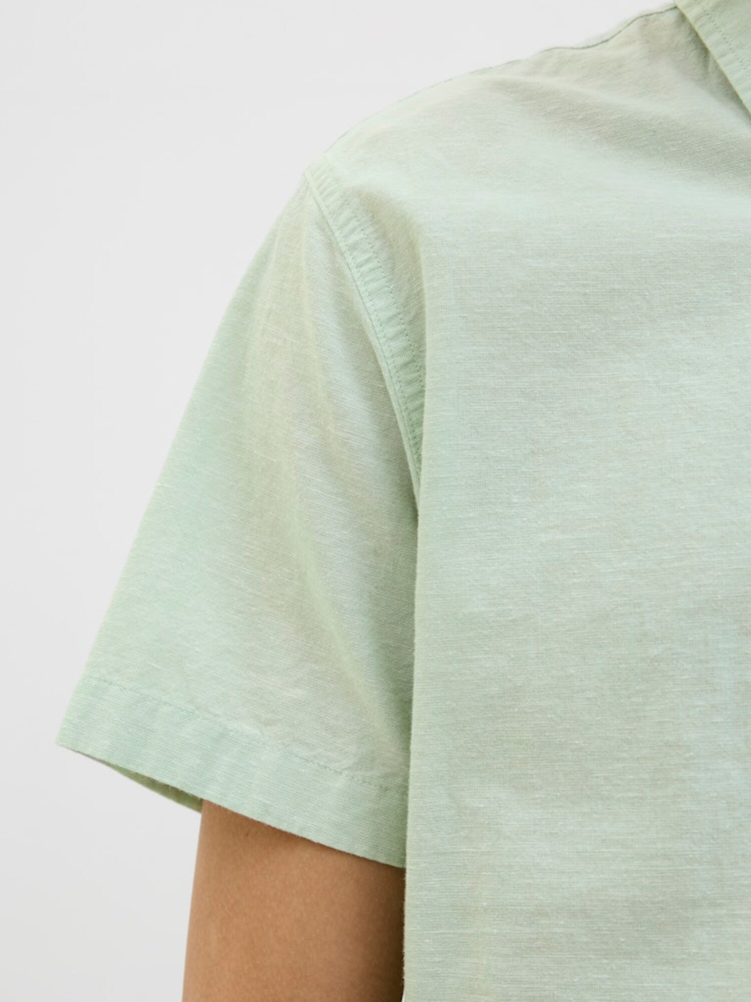 JACK & JONES Košeľa 'JJEBreeze' pastelovo zelená / svetlozelená (obrázok 5)
