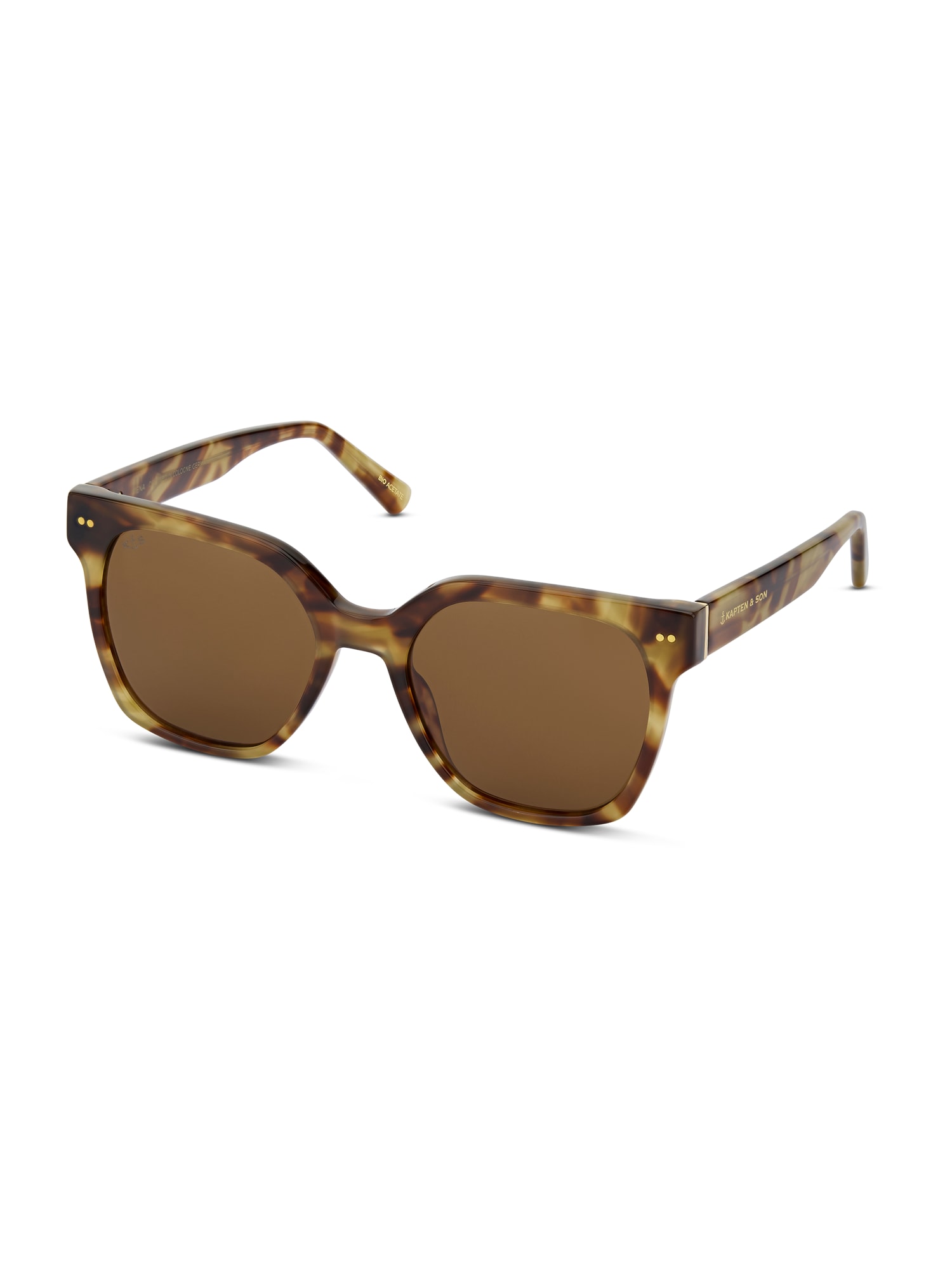 Kapten & Son Ochelari de soare Siena  sepie / maro deschis / maro închis