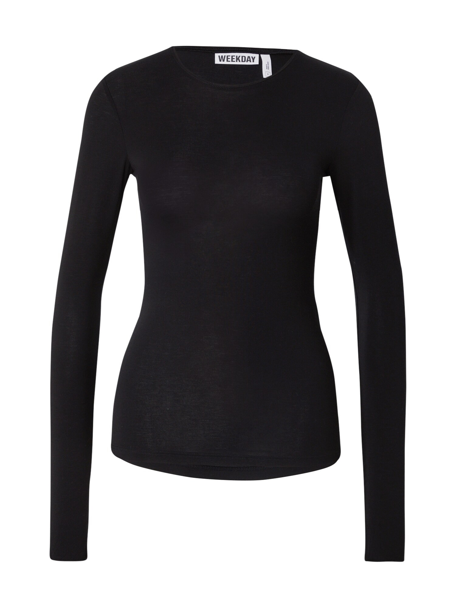 WEEKDAY Tricou Dolly  negru