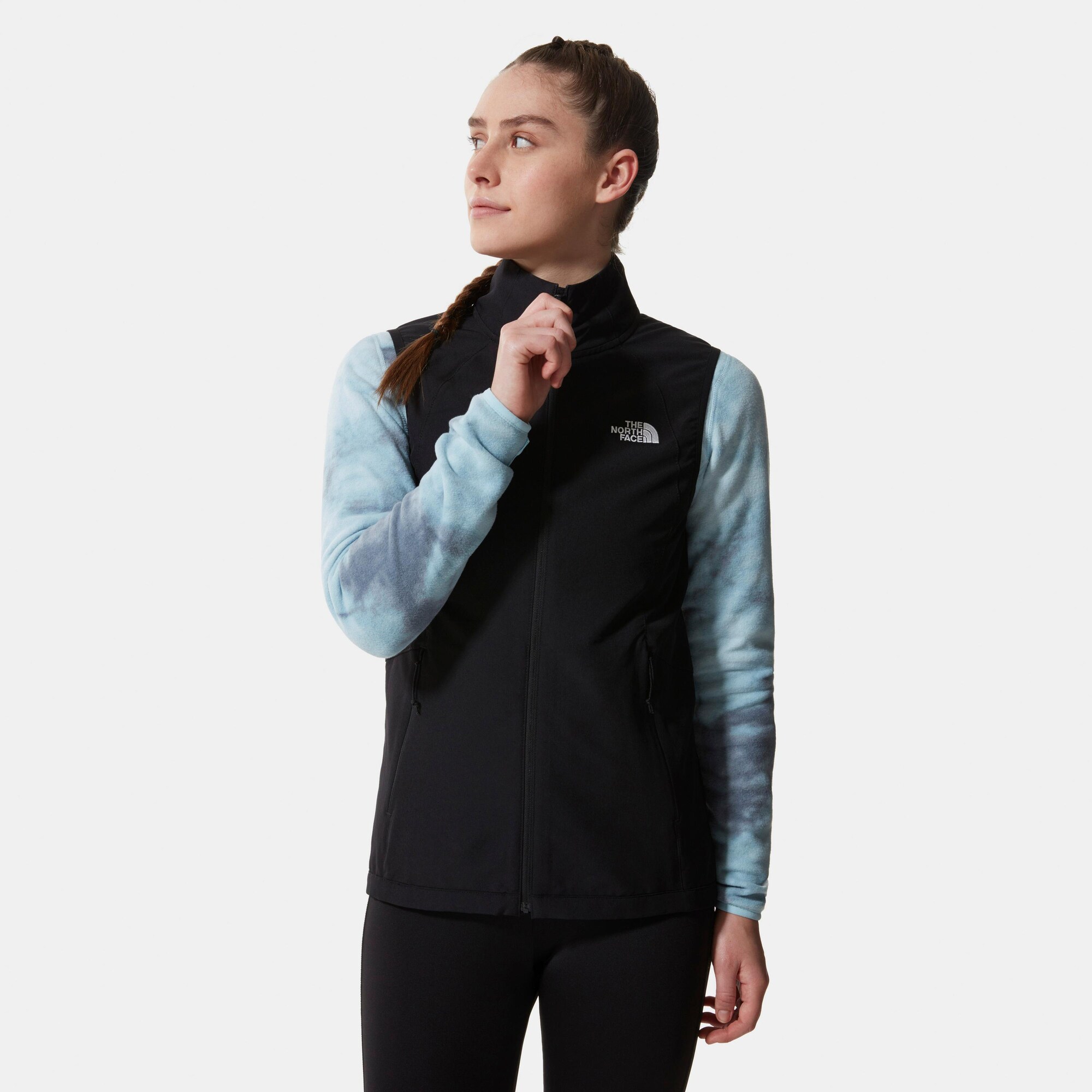 THE NORTH FACE Sportmellény 'Nimble'  fekete / fehér termék 2. képe