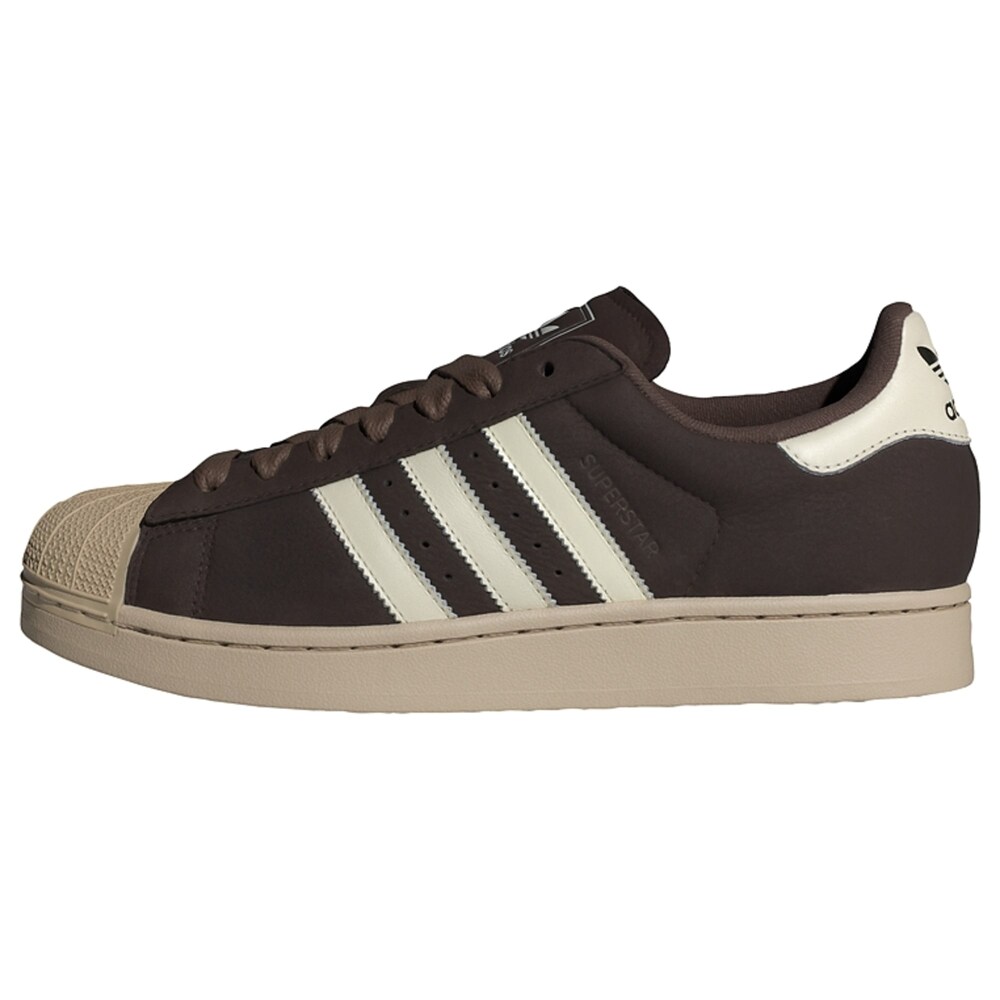 ADIDAS ORIGINALS Sneaker 'Superstar II' Herren Größe 36 kitt / dunkelbraun / offwhite