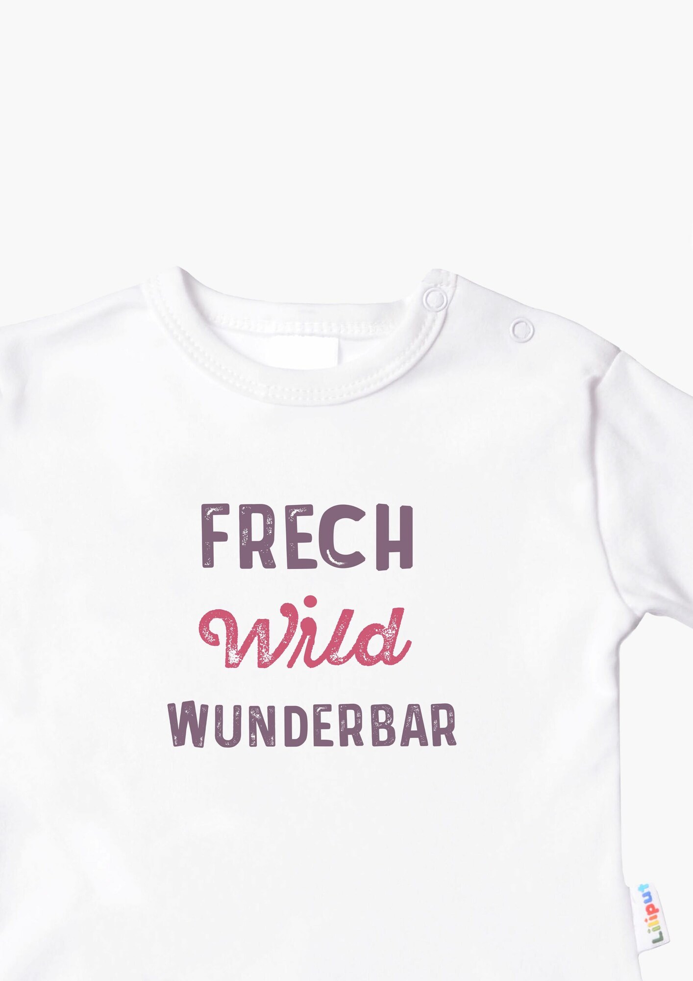 Thumbnail - LILIPUT Niedliches Langarmshirt mit Frech - Wild - Wunderbar-Print
