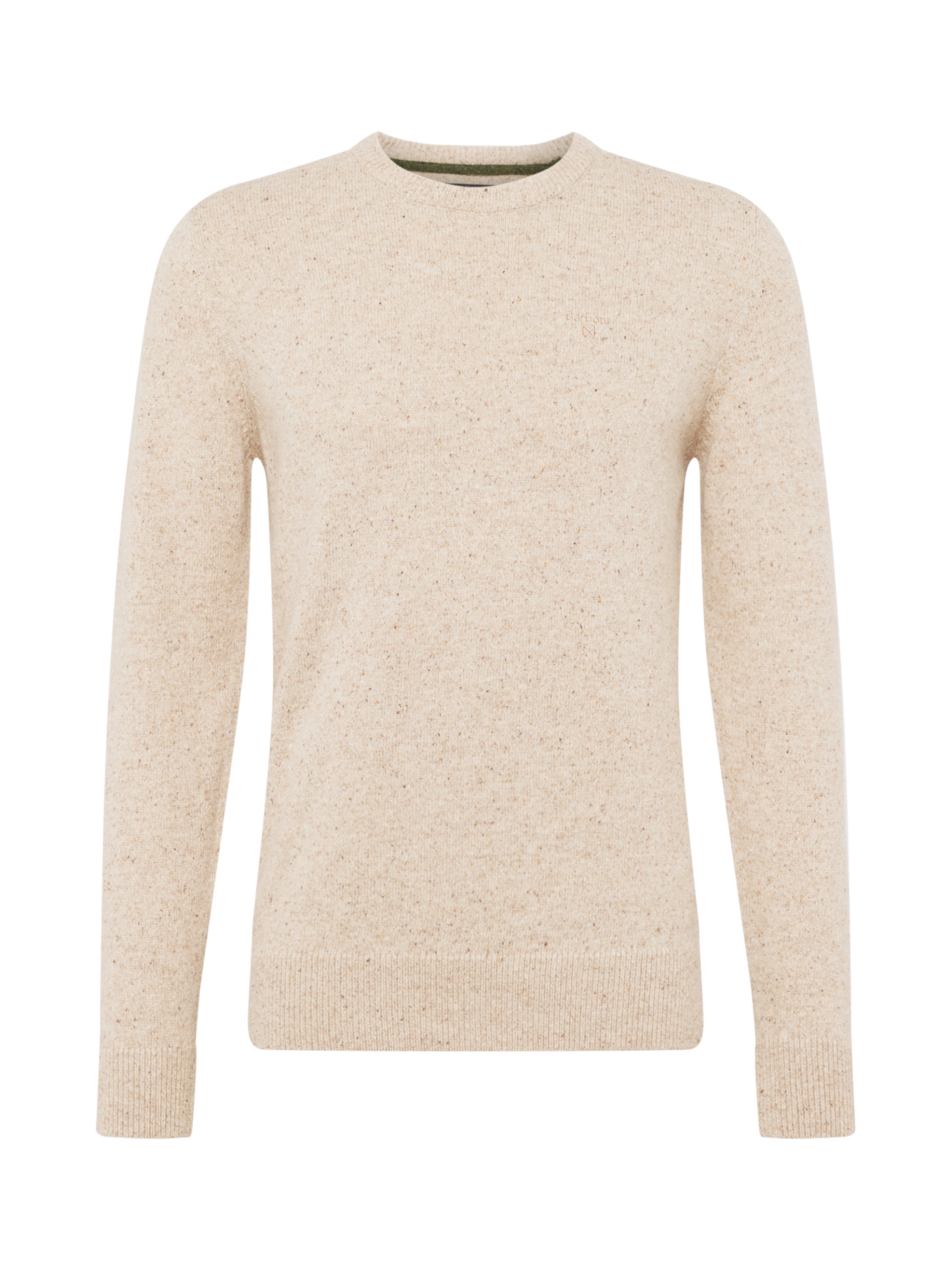 Barbour Tröja Lammull Beige Storlek herr – bild 2