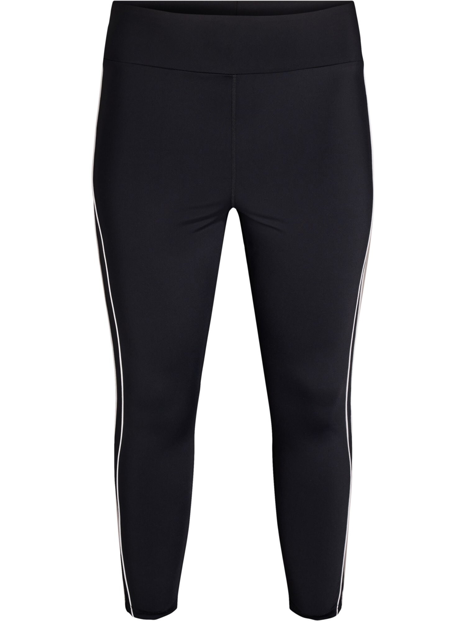 Active by Zizzi Sportske hlače 'Ananna'  crna / bijela