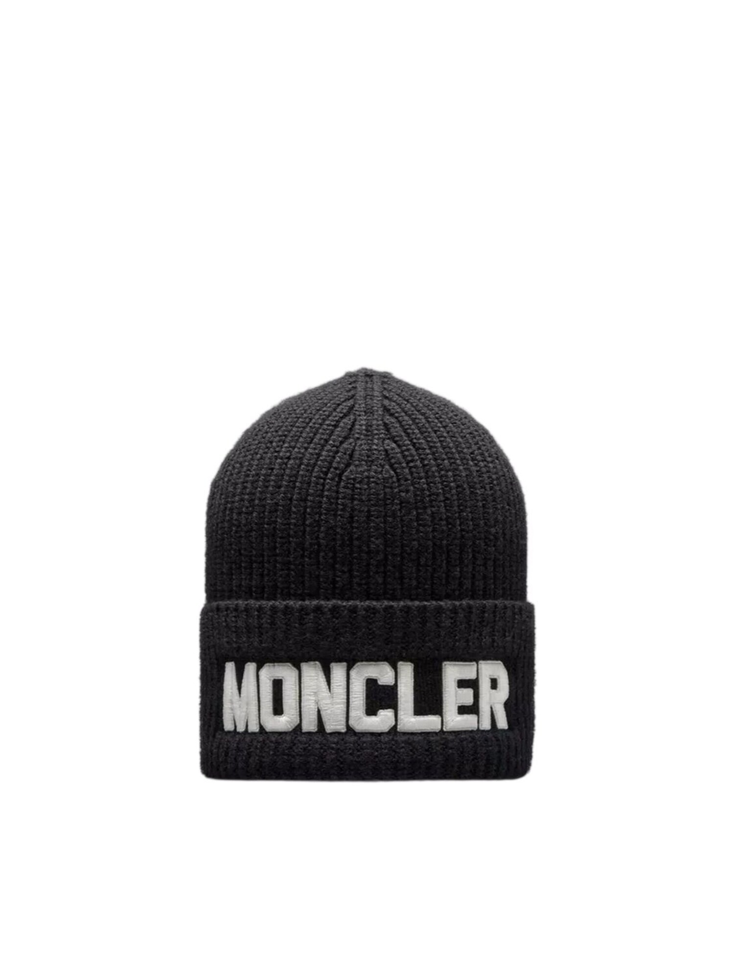 MONCLER Gorra 'Moncler Wollmütze'  negro / blanco