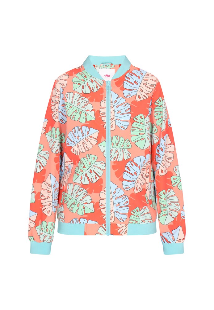 MYMO Jacke Damen Größe L hellgrün / orange / pastellorange / rosa