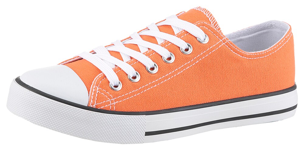 Aniston Sneaker 'Aniston' Damen Größe 39 orange / weiß