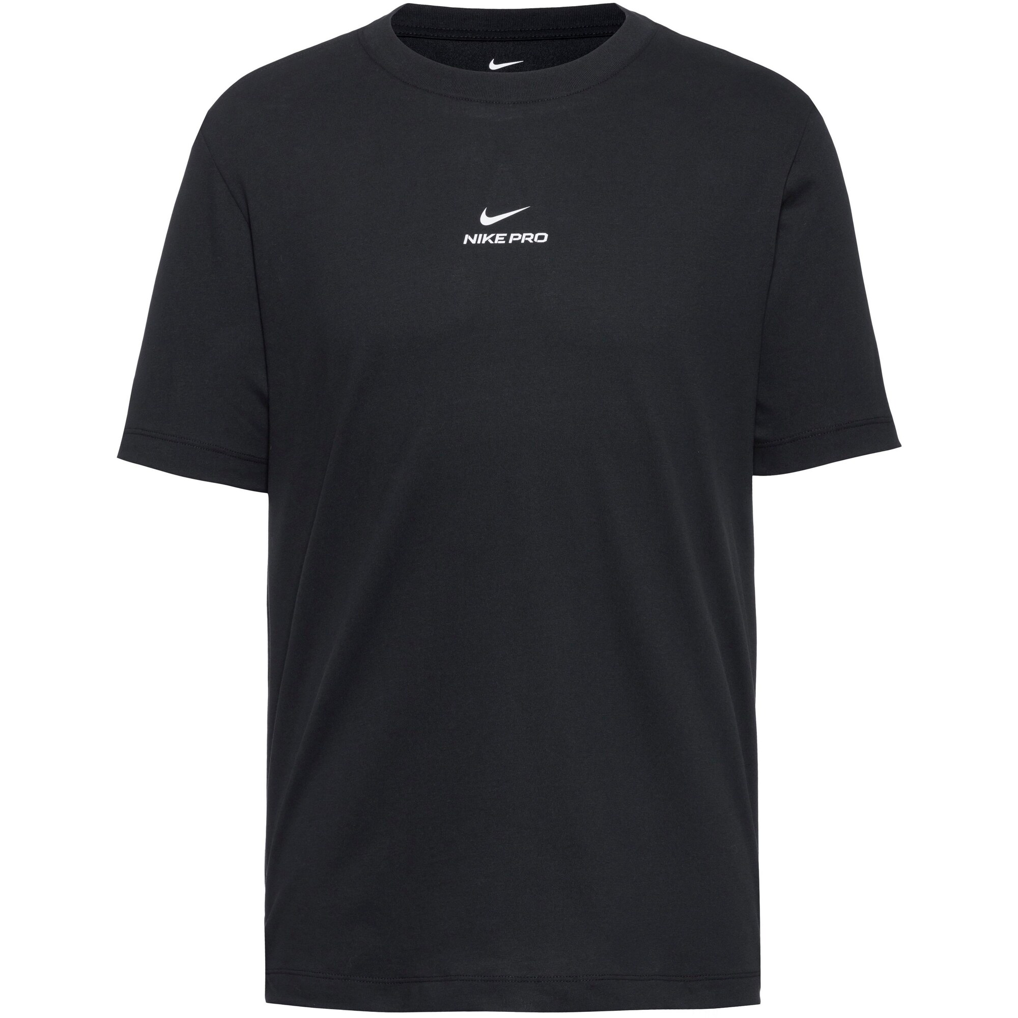 NIKE Tricou funcțional Pro  negru / alb