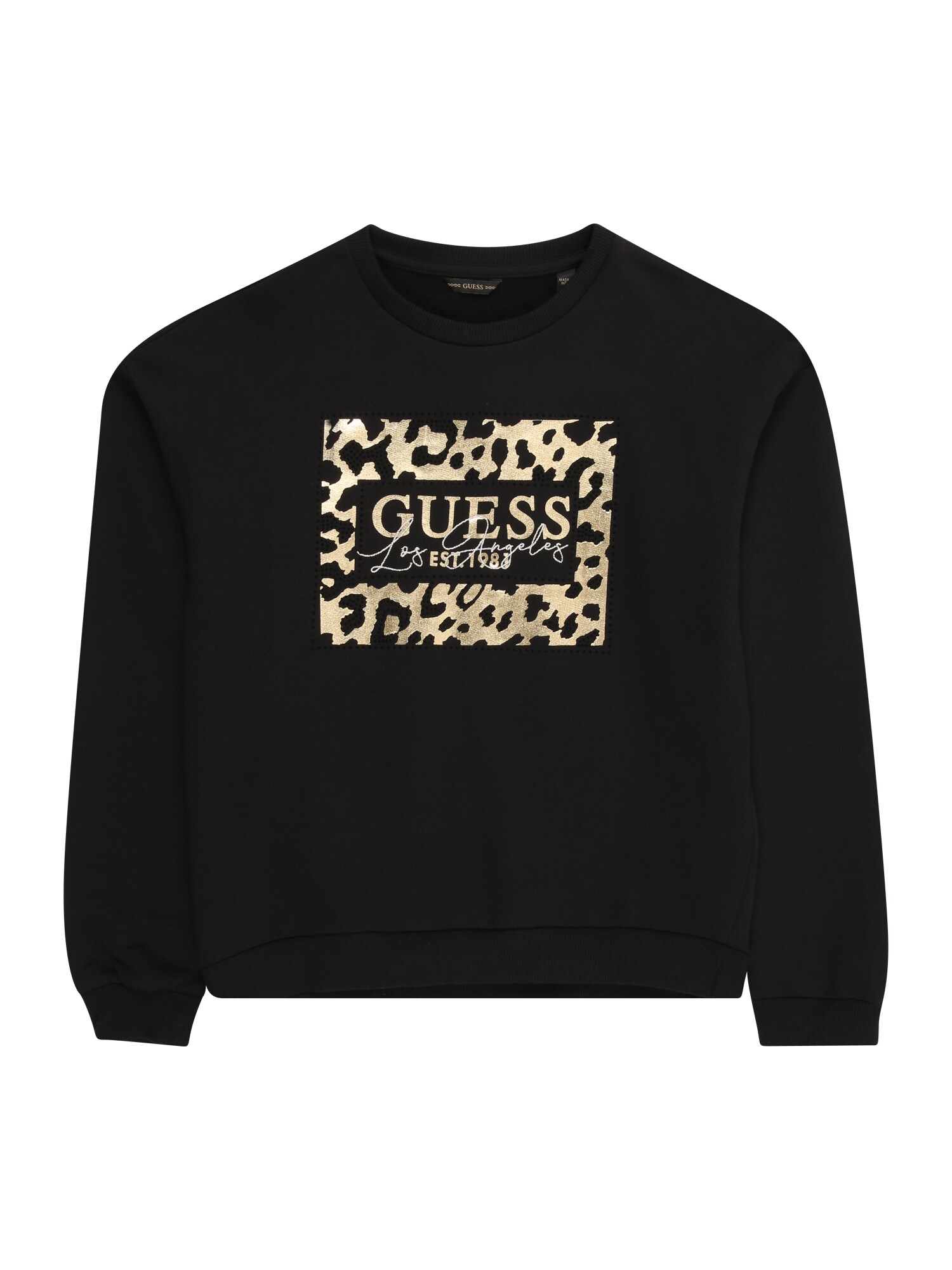 GUESS Sweatshirt gold / schwarz