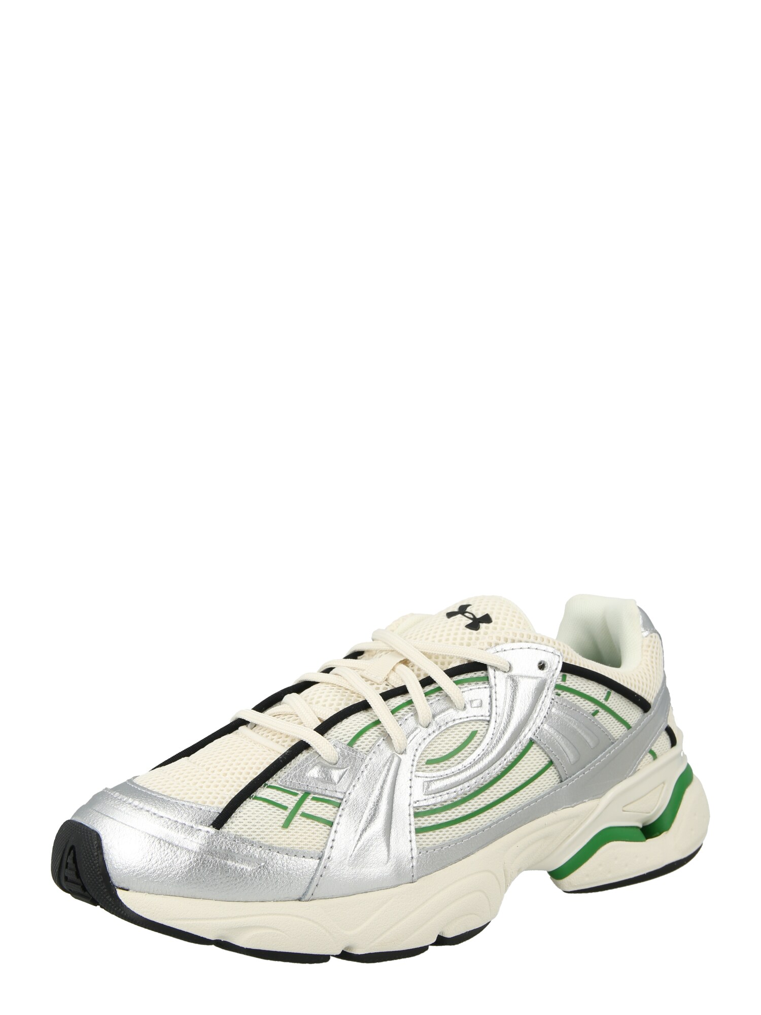 UNDER ARMOUR Pantofi sport Sola  crem / verde / negru / argintiu