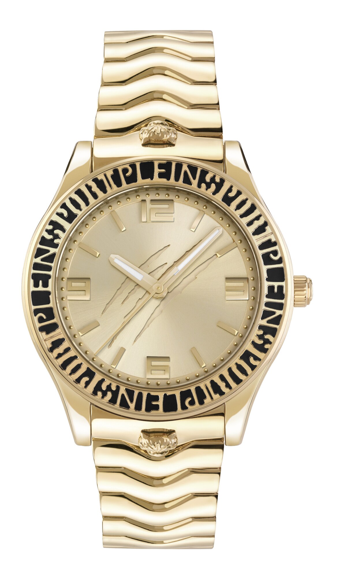 Plein Sport Analoog Horloge ' Eclipse ' Goud / Zwart