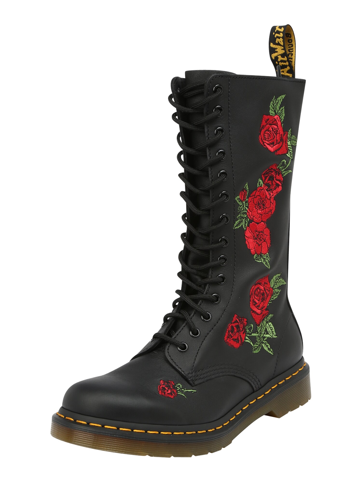 Dr. Martens Dr. Martens Stiefel 'Vonda' grasgrün / blutrot / schwarz