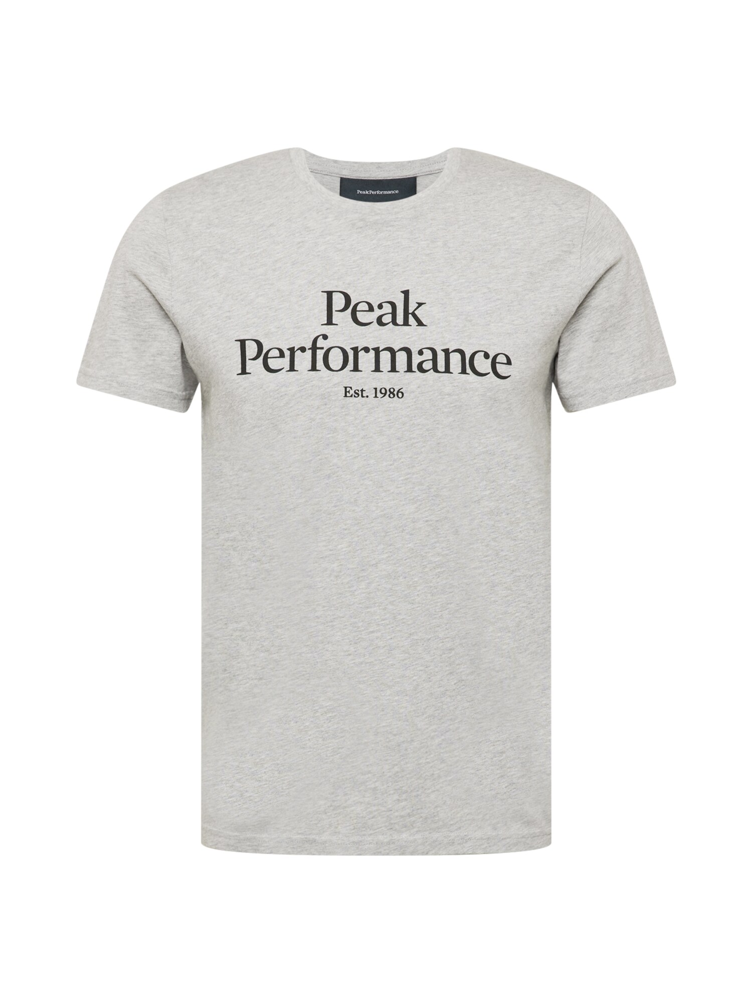 PEAK PERFORMANCE Marškinėliai 'Original' juoda / margai pilka