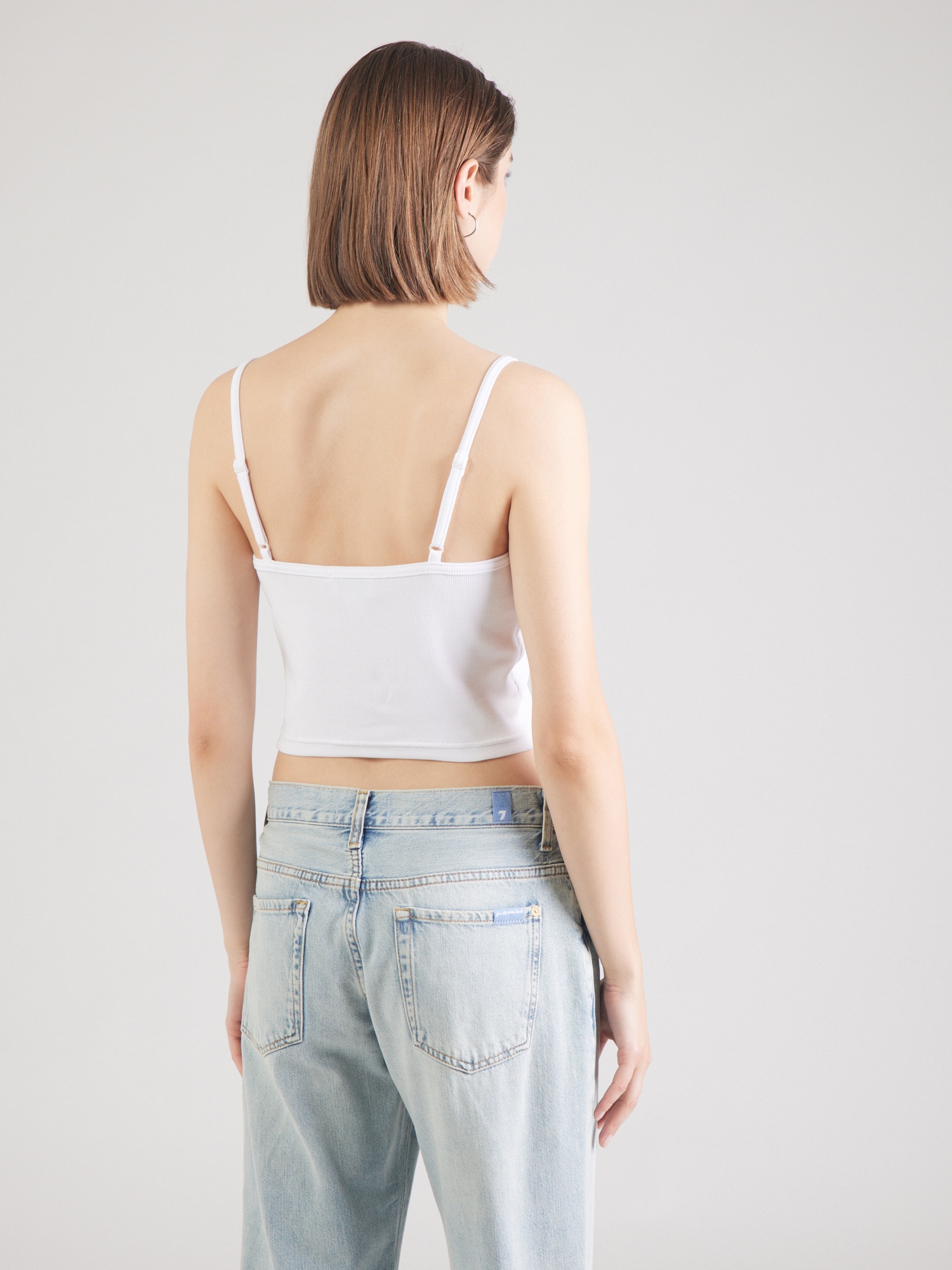 Calvin Klein Jeans Top červená / biela (obrázok 3)