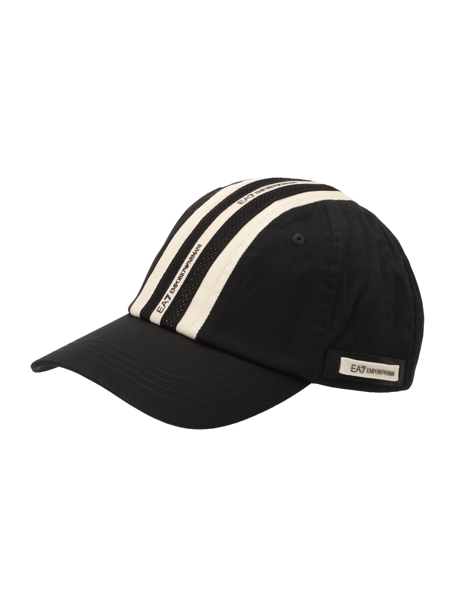 EA7 Emporio Armani Șapcă  negru / alb