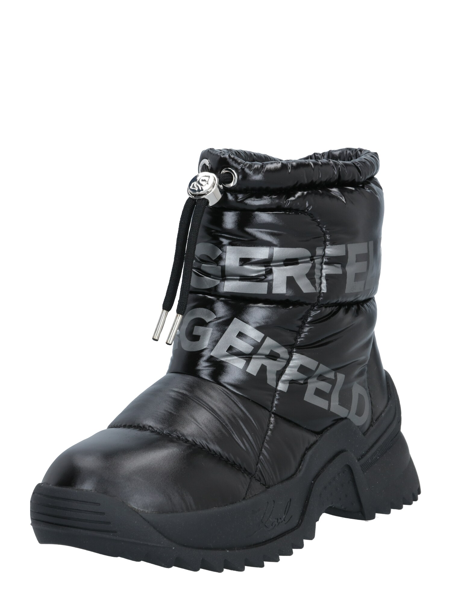 Karl Lagerfeld Sniego batai 'Quest'  juoda / pilka