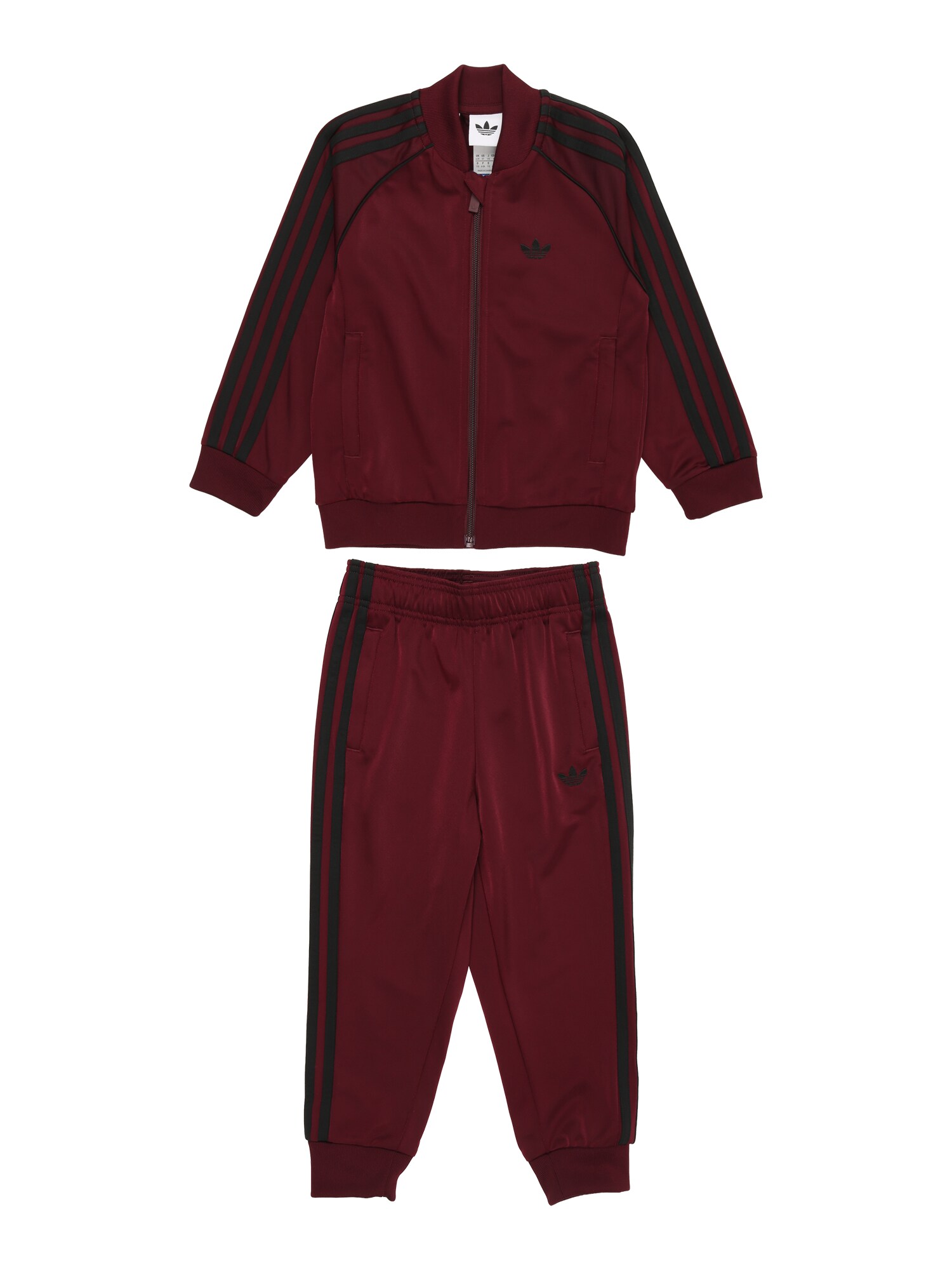 ADIDAS ORIGINALS Joggingová súprava 'SST'  bordová / čierna