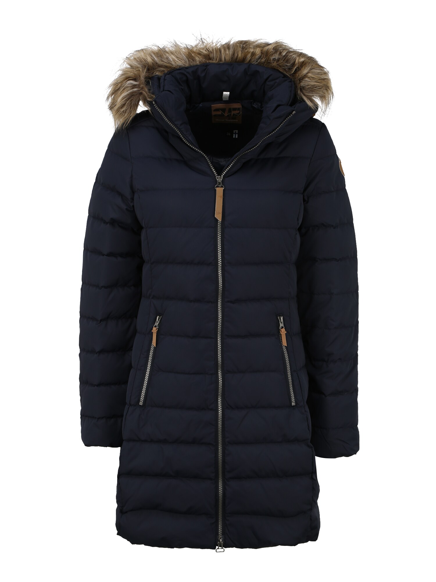 ICEPEAK Sportinė striukė 'Addison'  smėlio / tamsiai mėlyna