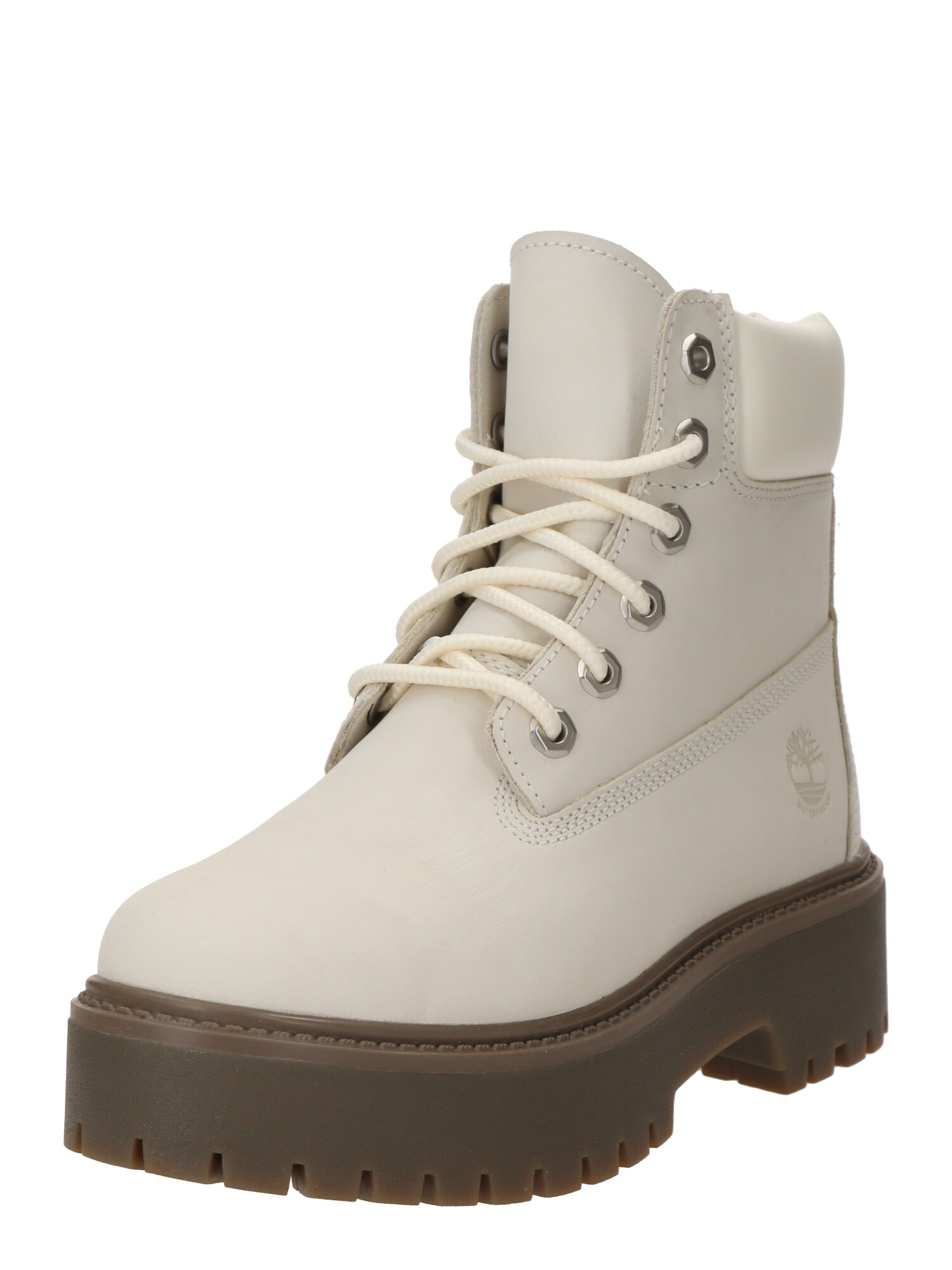 TIMBERLAND Ghete cu șireturi  alb natural