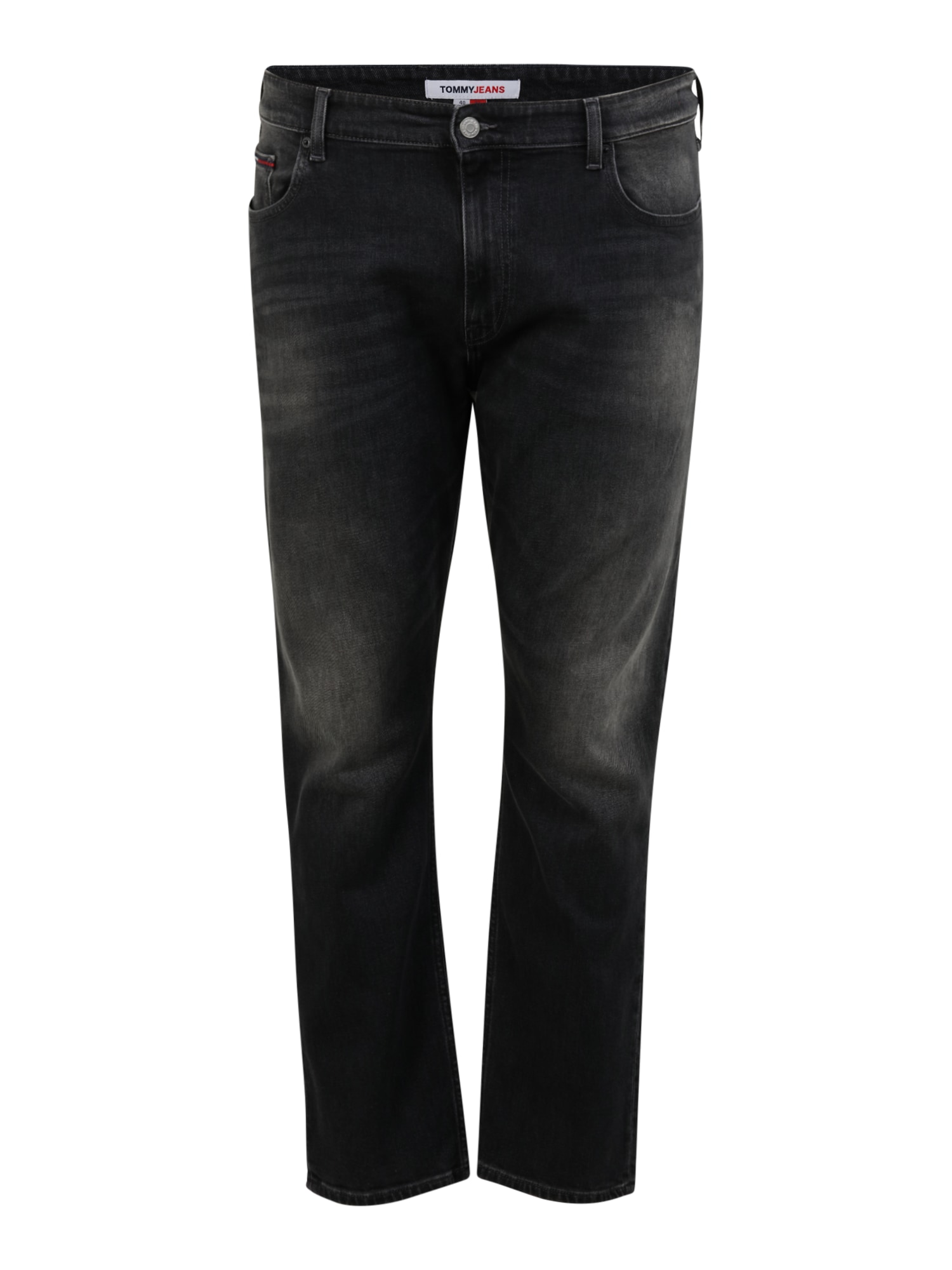 Tommy Jeans Plus Džinsai 'RYAN' juodo džinso spalva