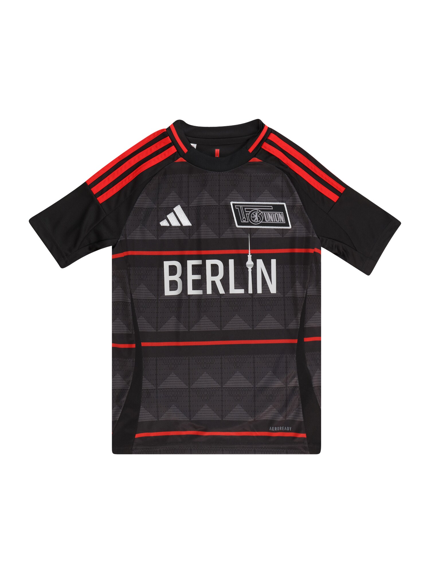 ADIDAS PERFORMANCE Funktionsskjorte '1. FC Union Berlin 24/25 Away'  rød / sort / hvid