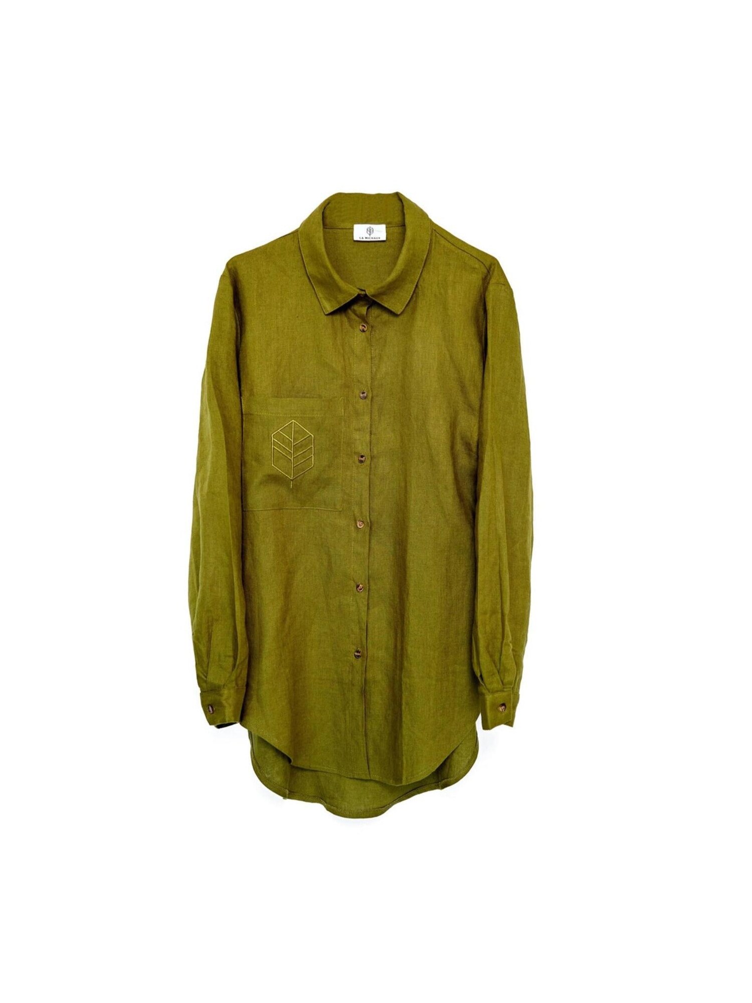 La Michaux Camiseta 'GISELE'  caqui