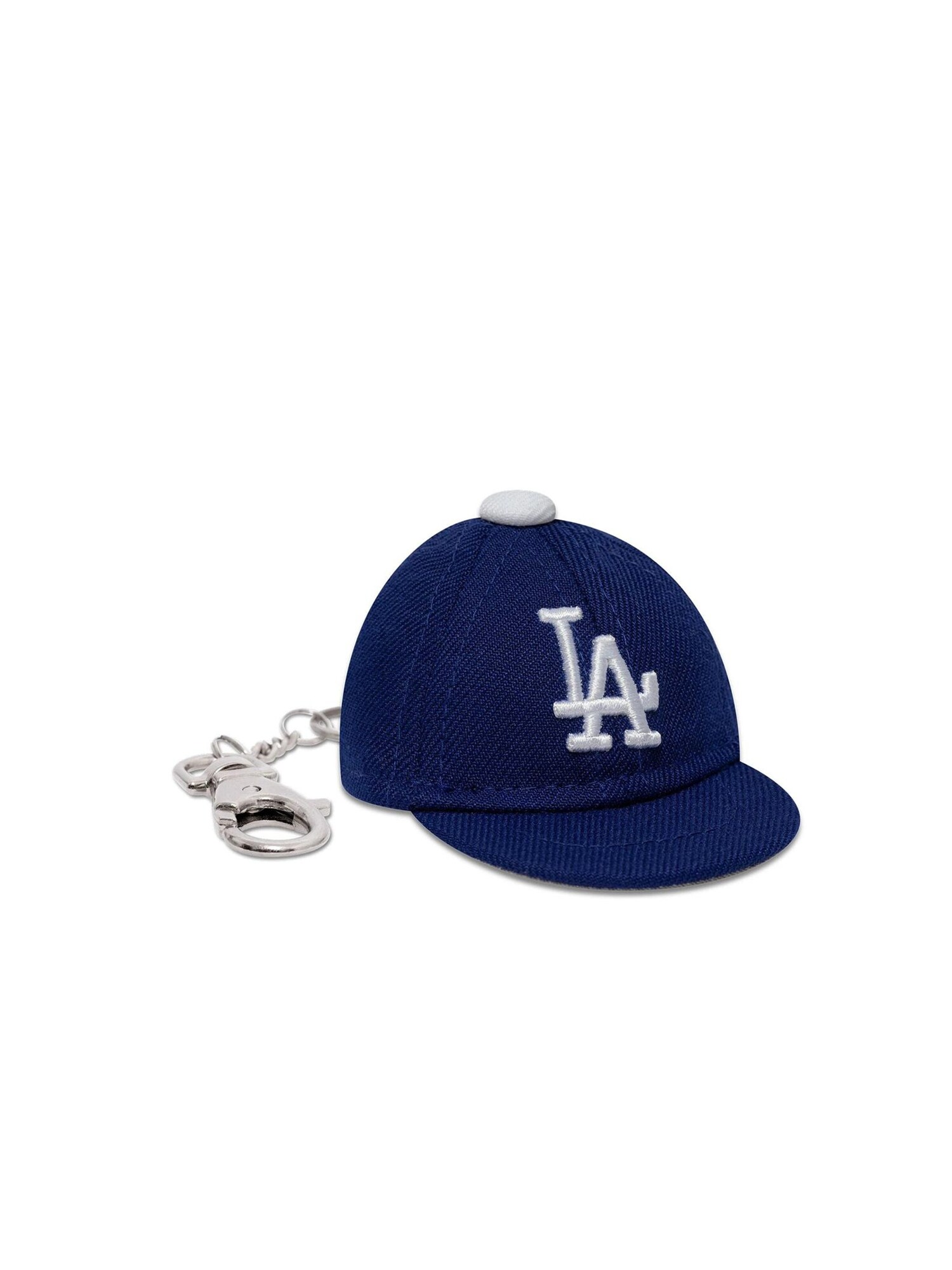 NEW ERA Llavero 'Mini Cap LA Dodgers'  azul oscuro / plata / blanco